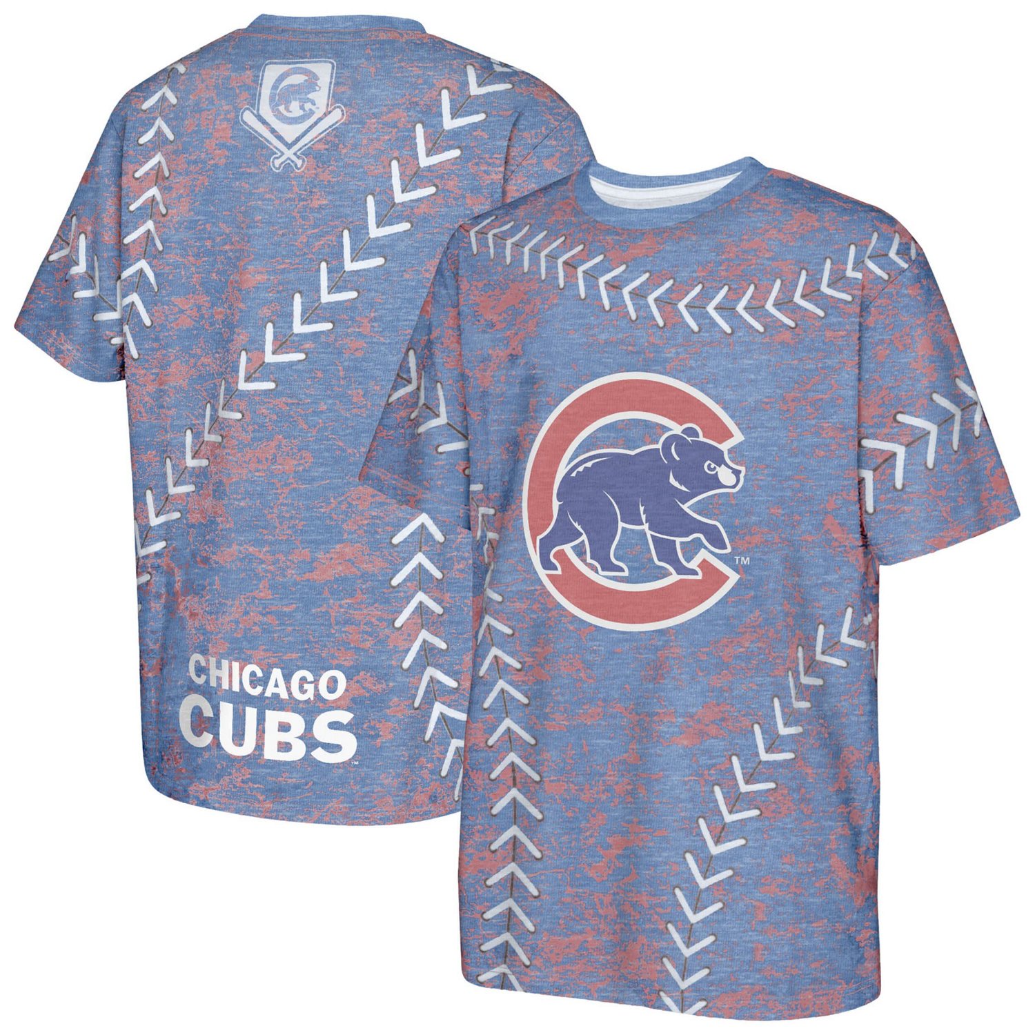 Youth Chicago Cubs Slide Score Bold T-Shirt - view number 1