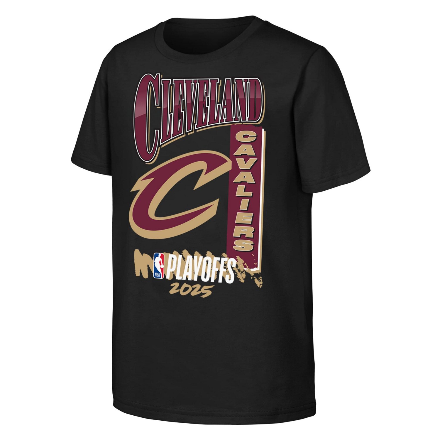 Youth Cleveland Cavaliers 2025 NBA Playoffs Hype T-Shirt