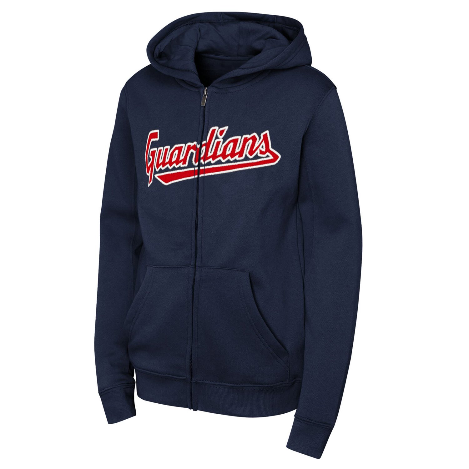 Youth Cleveland Guardians Wordmark Fleece Full-Zip Hoodie - view number 2