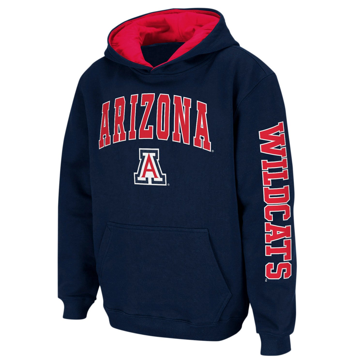 Youth Colosseum Arizona Wildcats 2-Hit Team Pullover Hoodie - view number 2
