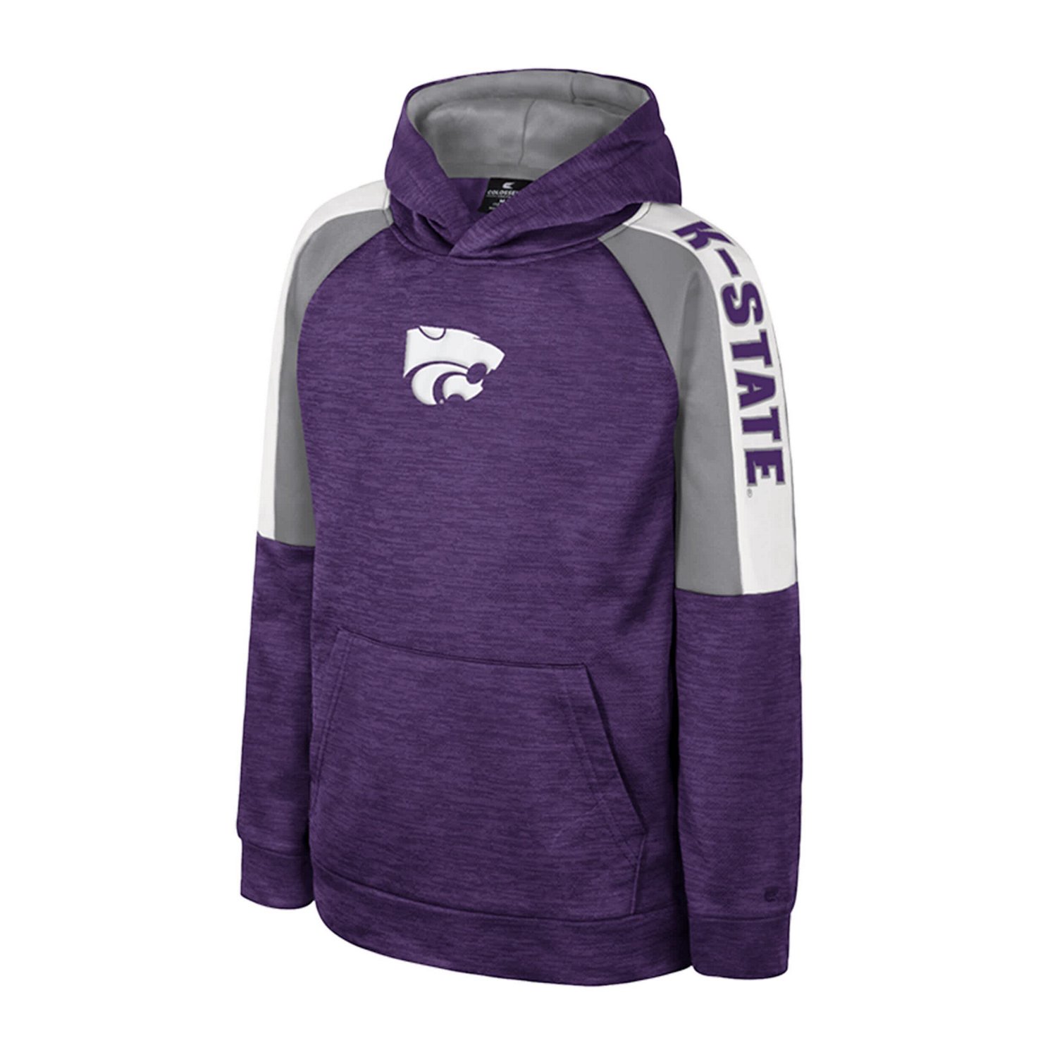 Youth Colosseum Kansas State Wildcats Pullover Hoodie - view number 2