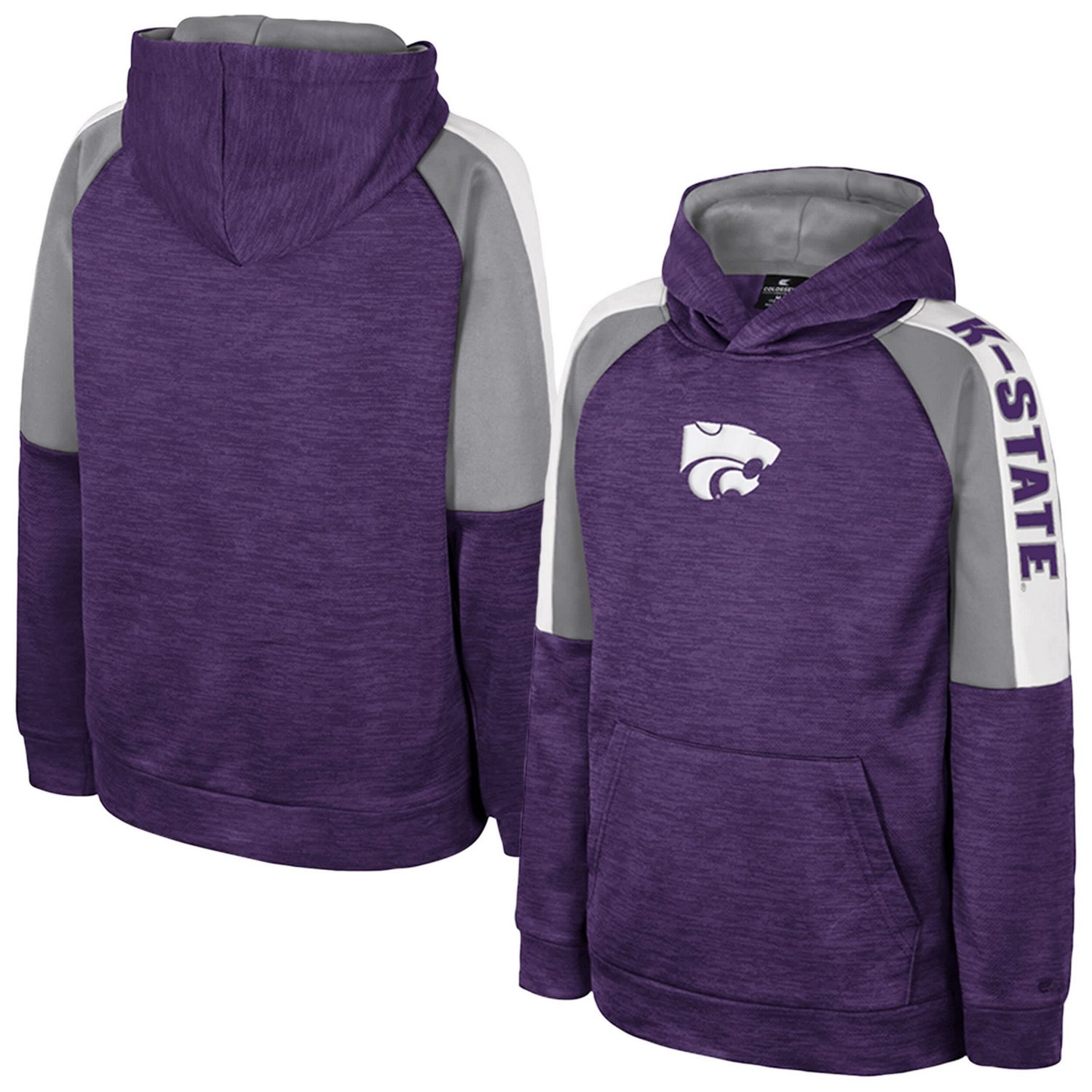 Youth Colosseum Kansas State Wildcats Pullover Hoodie - view number 1