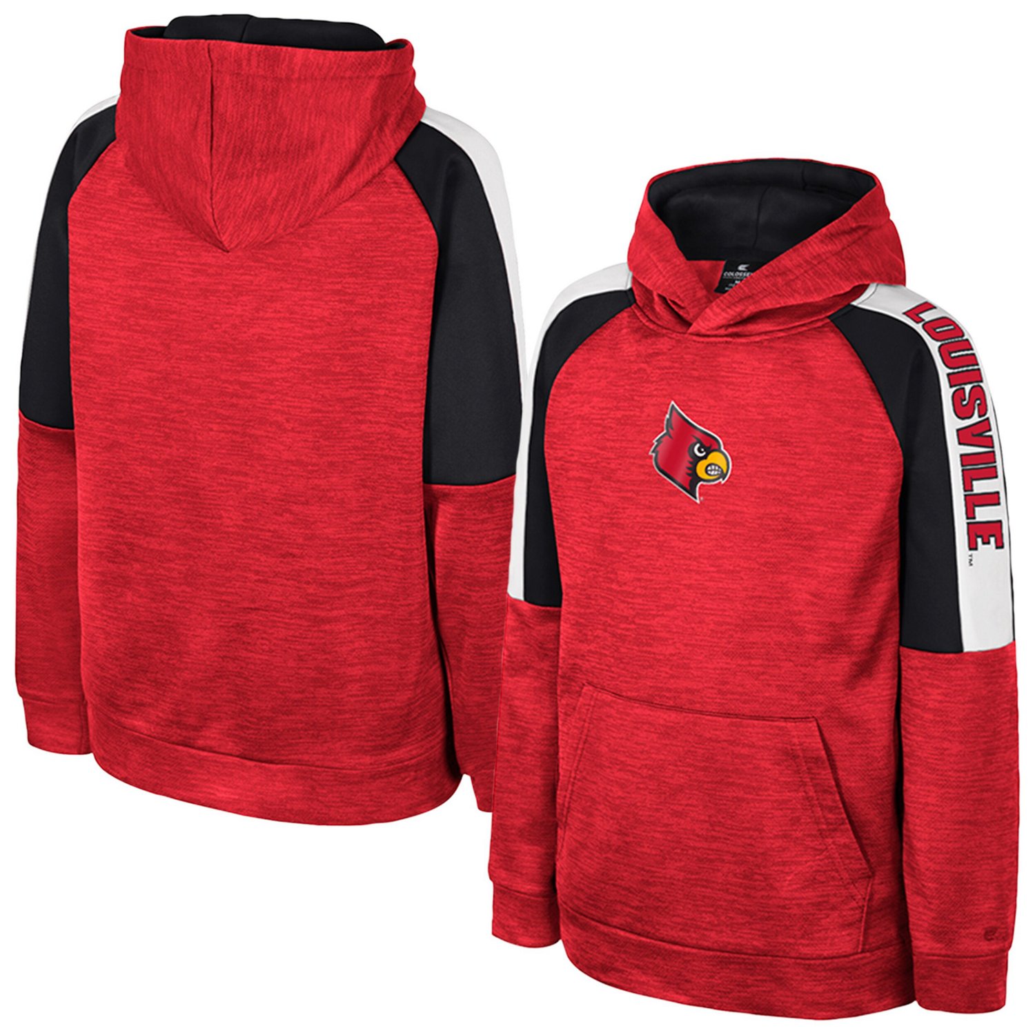 Youth Colosseum Louisville Cardinals Pullover Hoodie