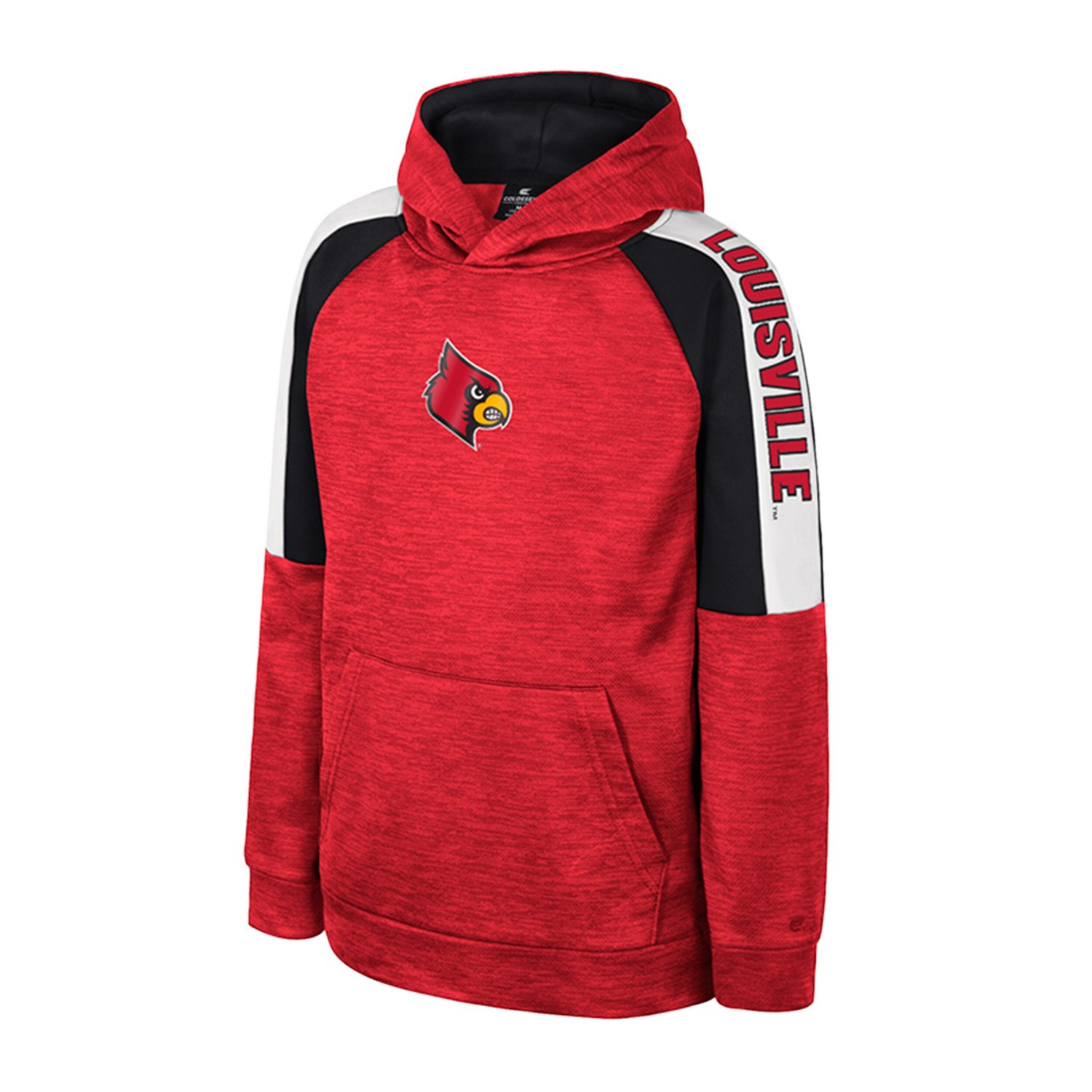 Youth Colosseum Louisville Cardinals Pullover Hoodie                                                                             - view number 2