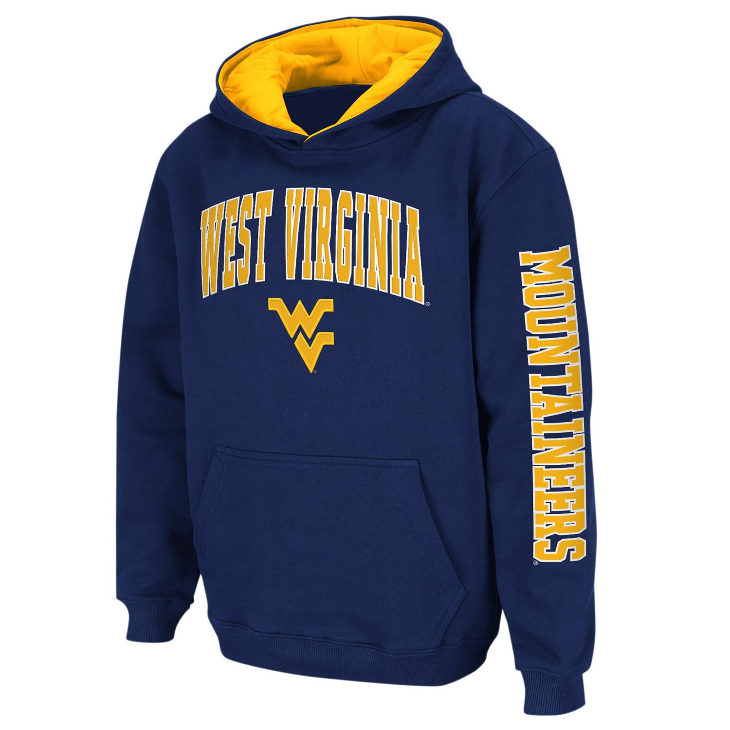 Youth Colosseum West Virginia Mountaineers 2-Hit Team Pullover Hoodie - view number 2