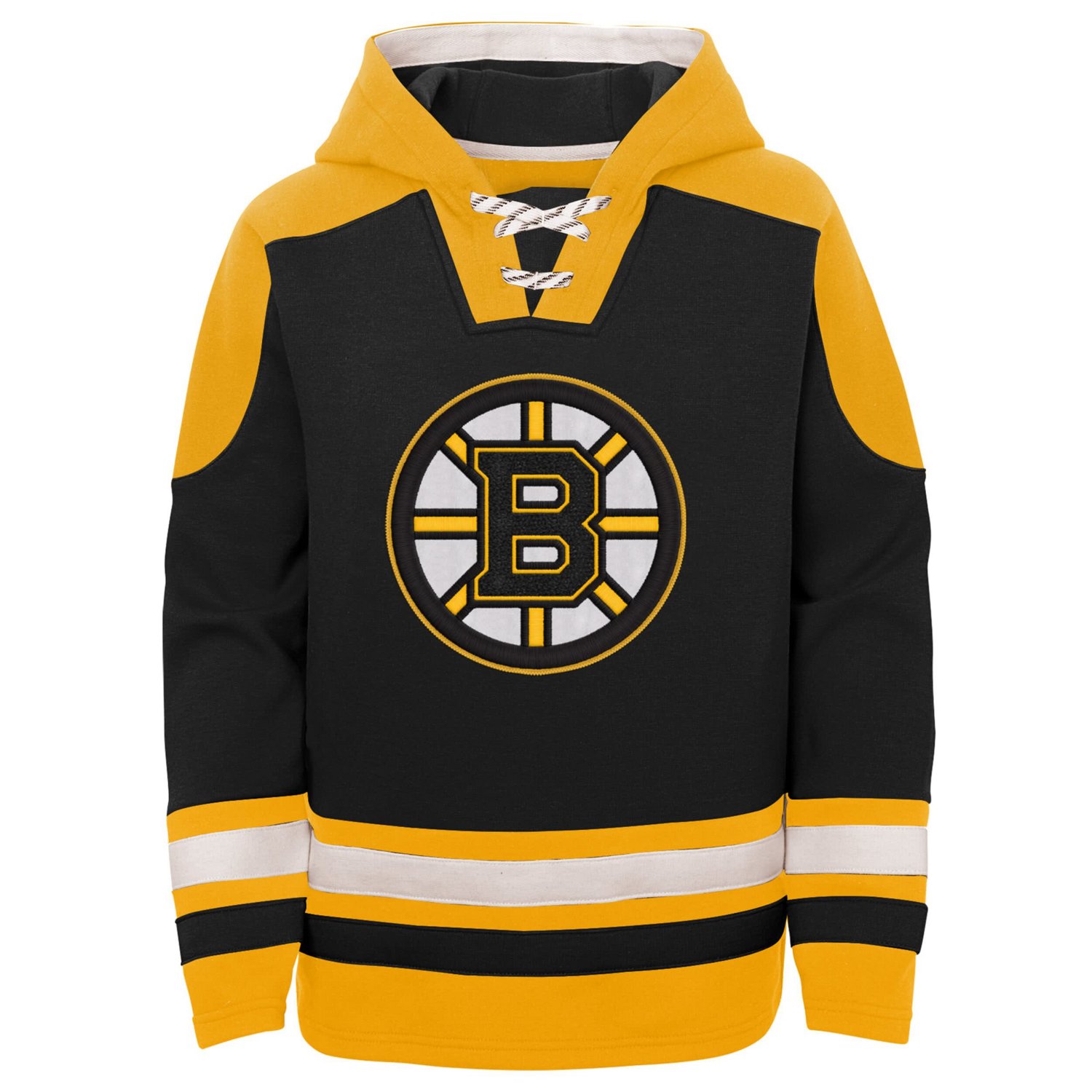 Youth David Pastrnak Boston Bruins Ageless Must-Have V-Neck Name  Number Pullover Hoodie - view number 2