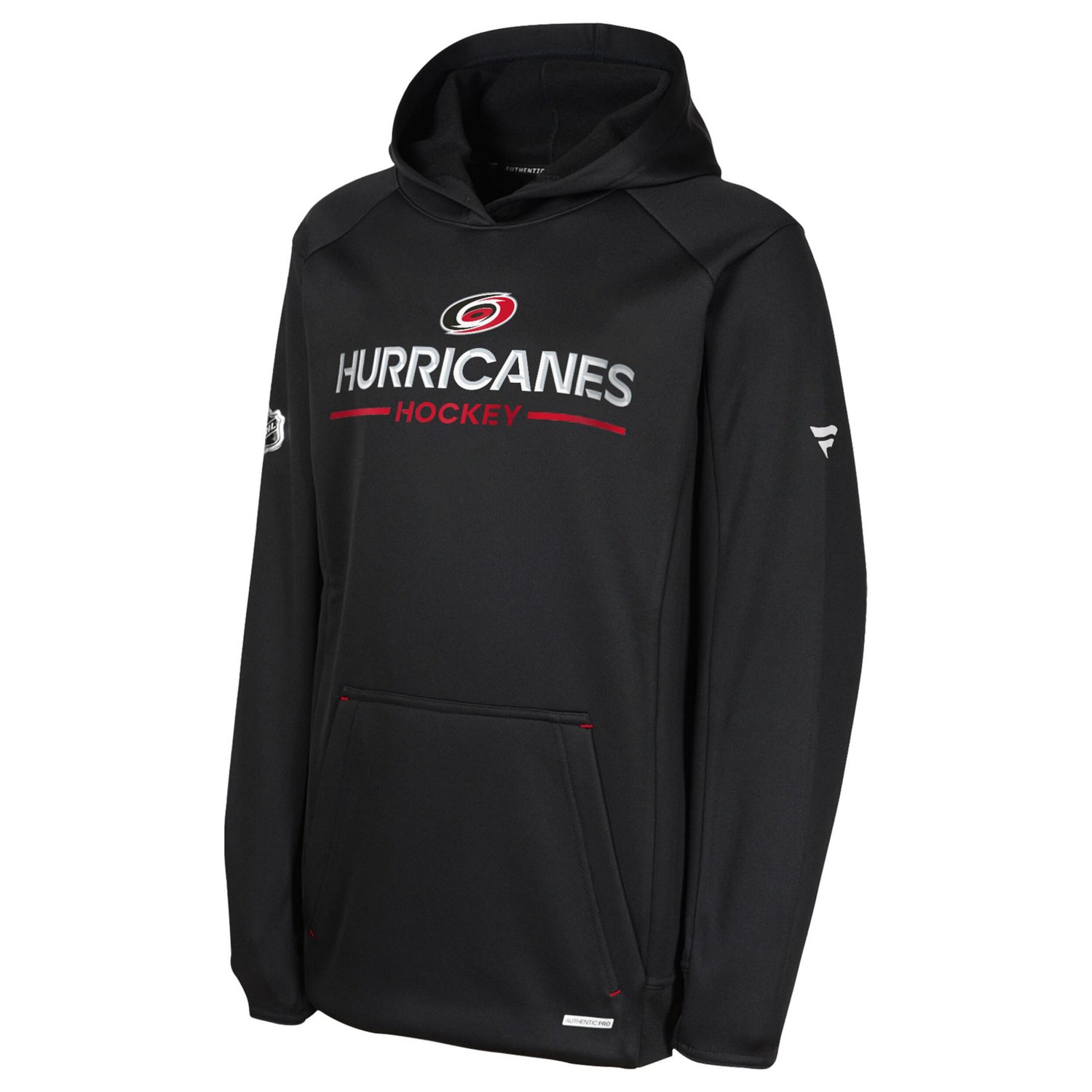Youth Fanatics Carolina Hurricanes Authentic Pro Rink Raglan Hoodie - view number 2
