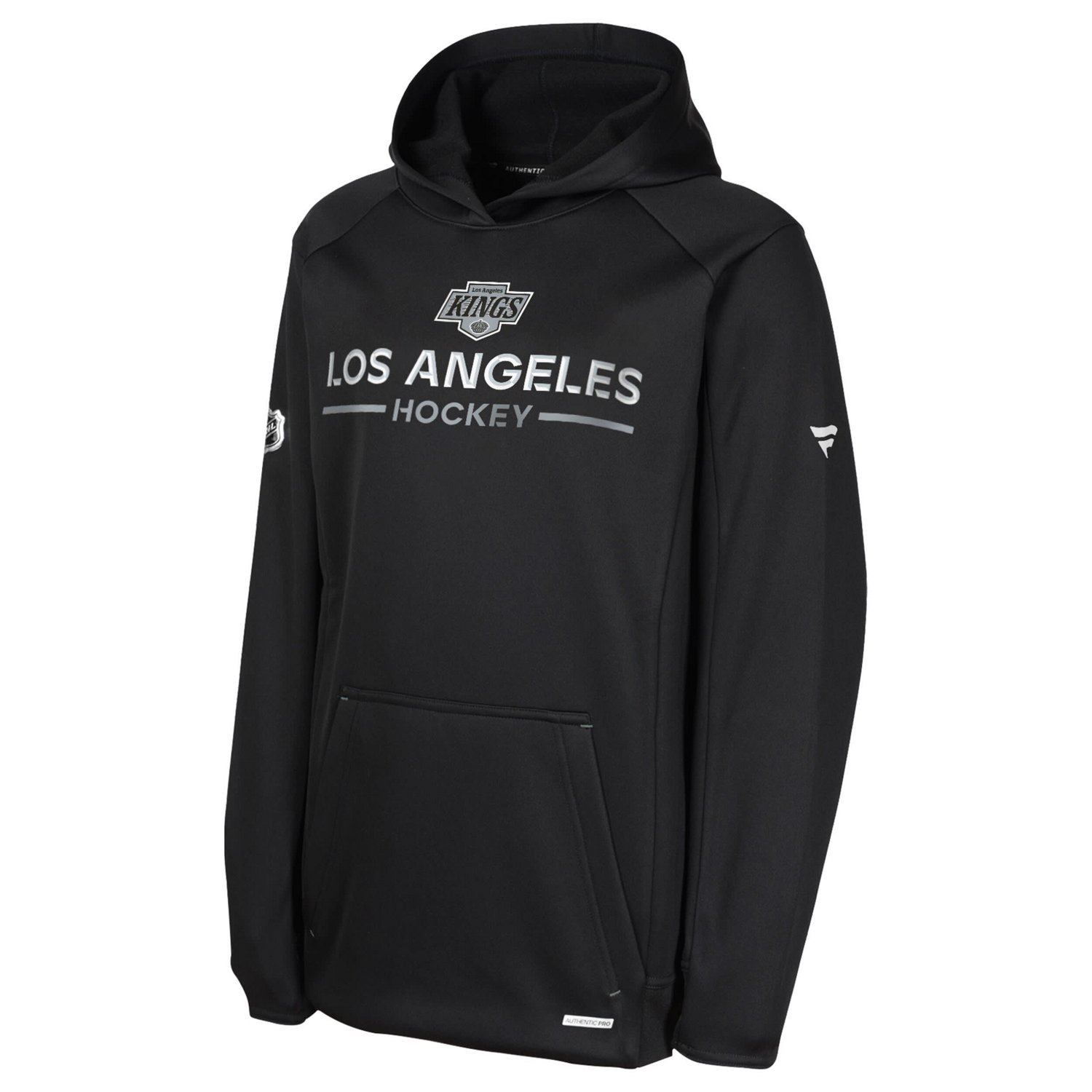Youth Fanatics Los Angeles Kings Authentic Pro Rink Raglan Hoodie - view number 2