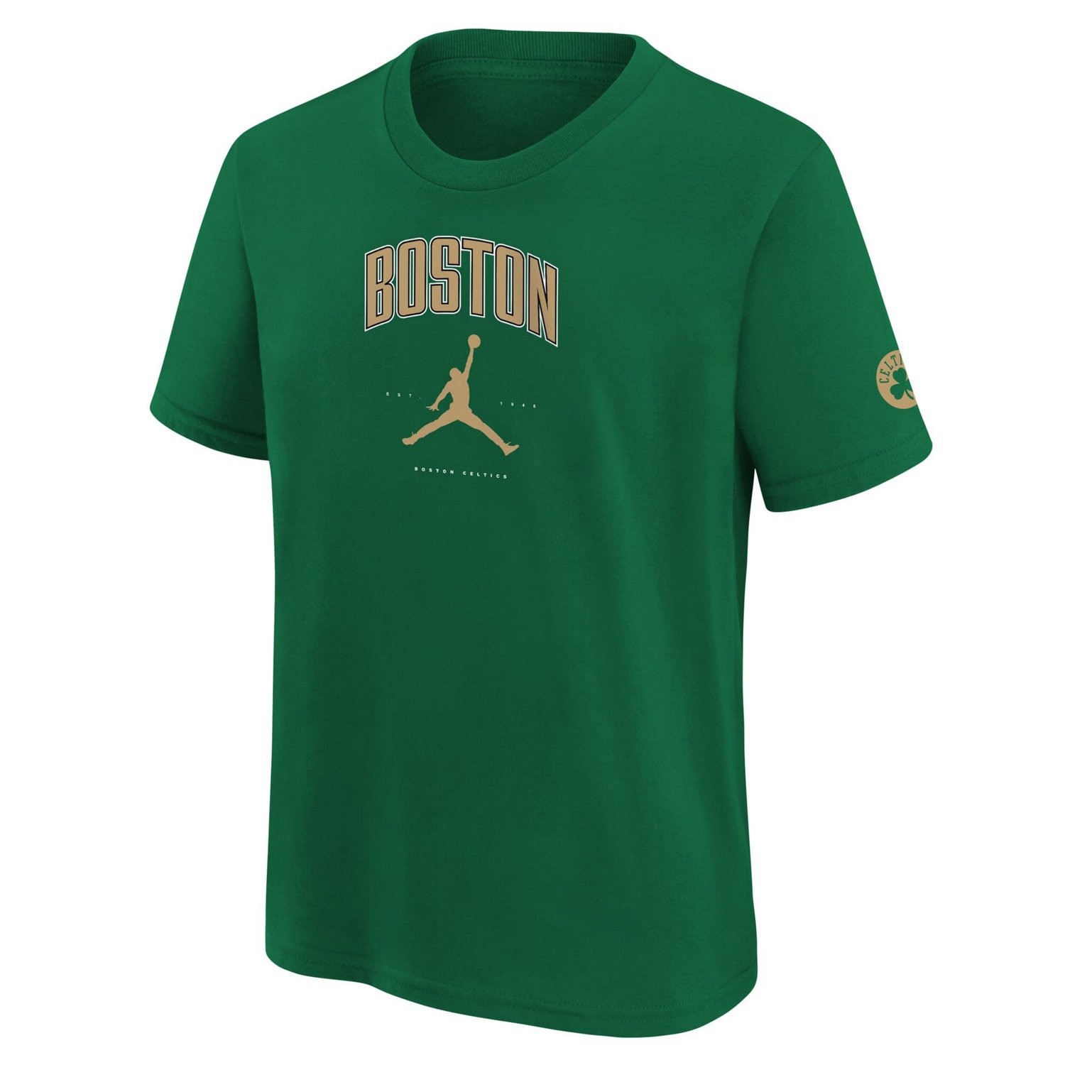 Youth Jordan Brand Kelly Boston Celtics Essential Cities T-Shirt - view number 2