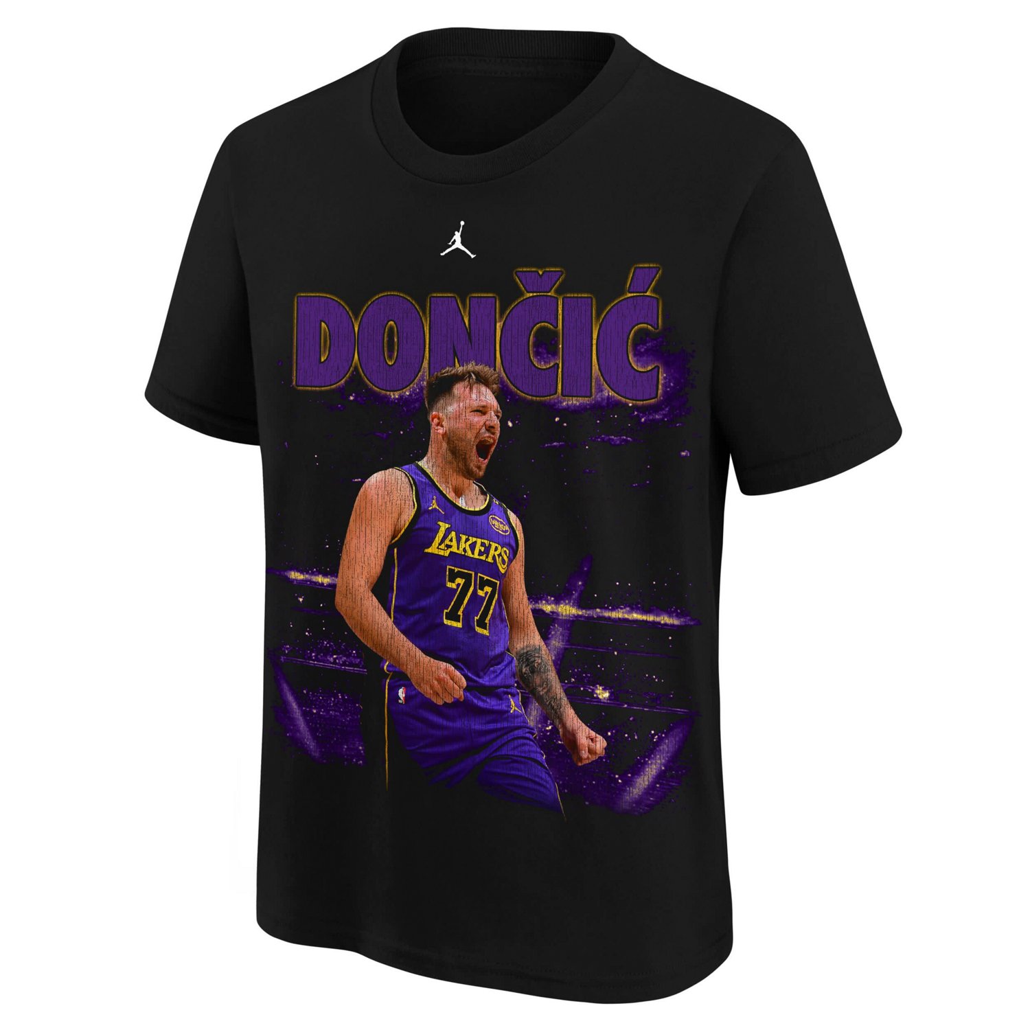 Youth Jordan Brand Luka Doni Los Angeles Lakers New Faces x New Places T-Shirt - view number 2