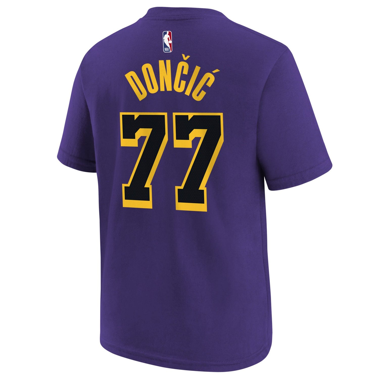 Youth Jordan Brand Luka Doni Los Angeles Lakers Statement Edition Name  Number T-Shirt - view number 3