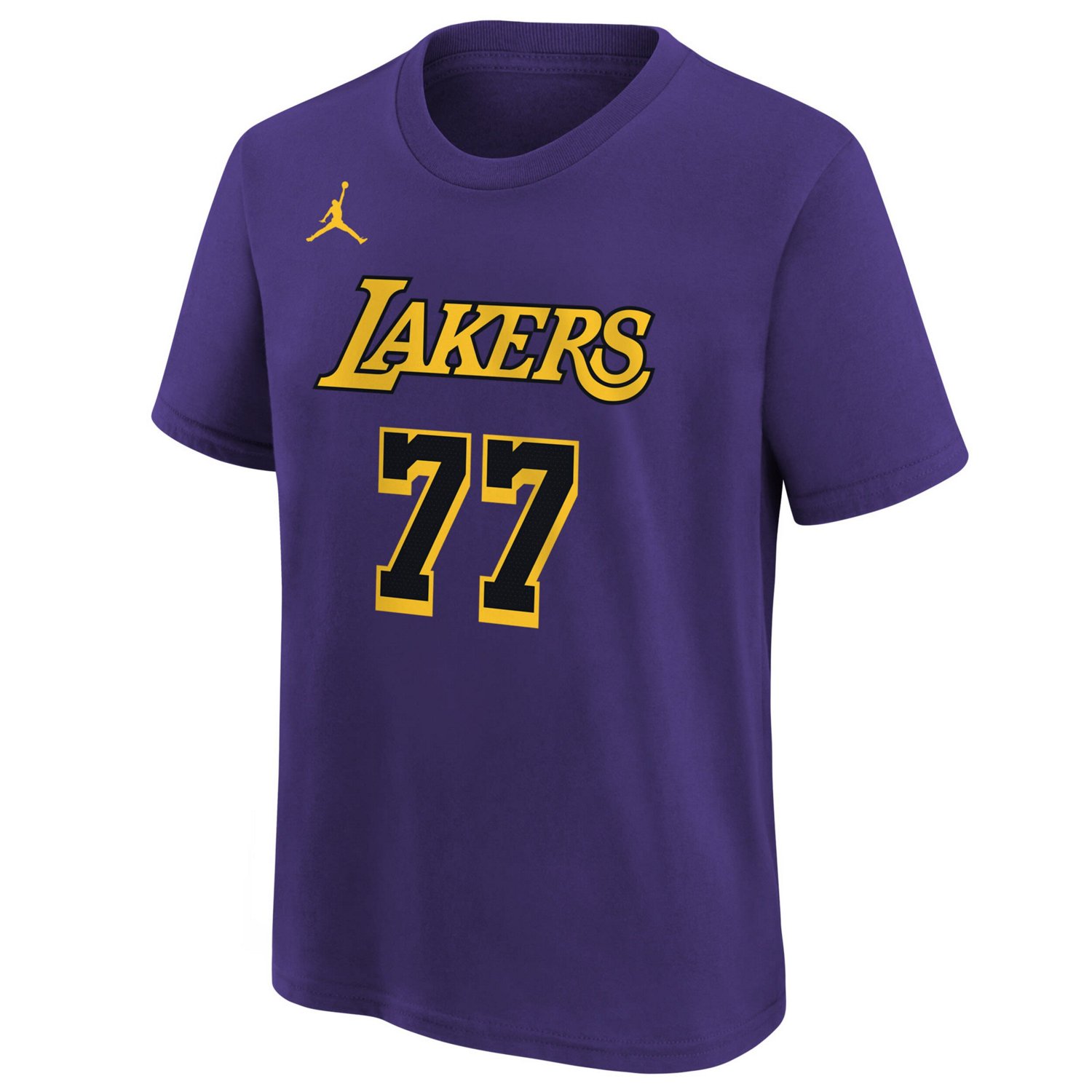 Youth Jordan Brand Luka Doni Los Angeles Lakers Statement Edition Name  Number T-Shirt - view number 2