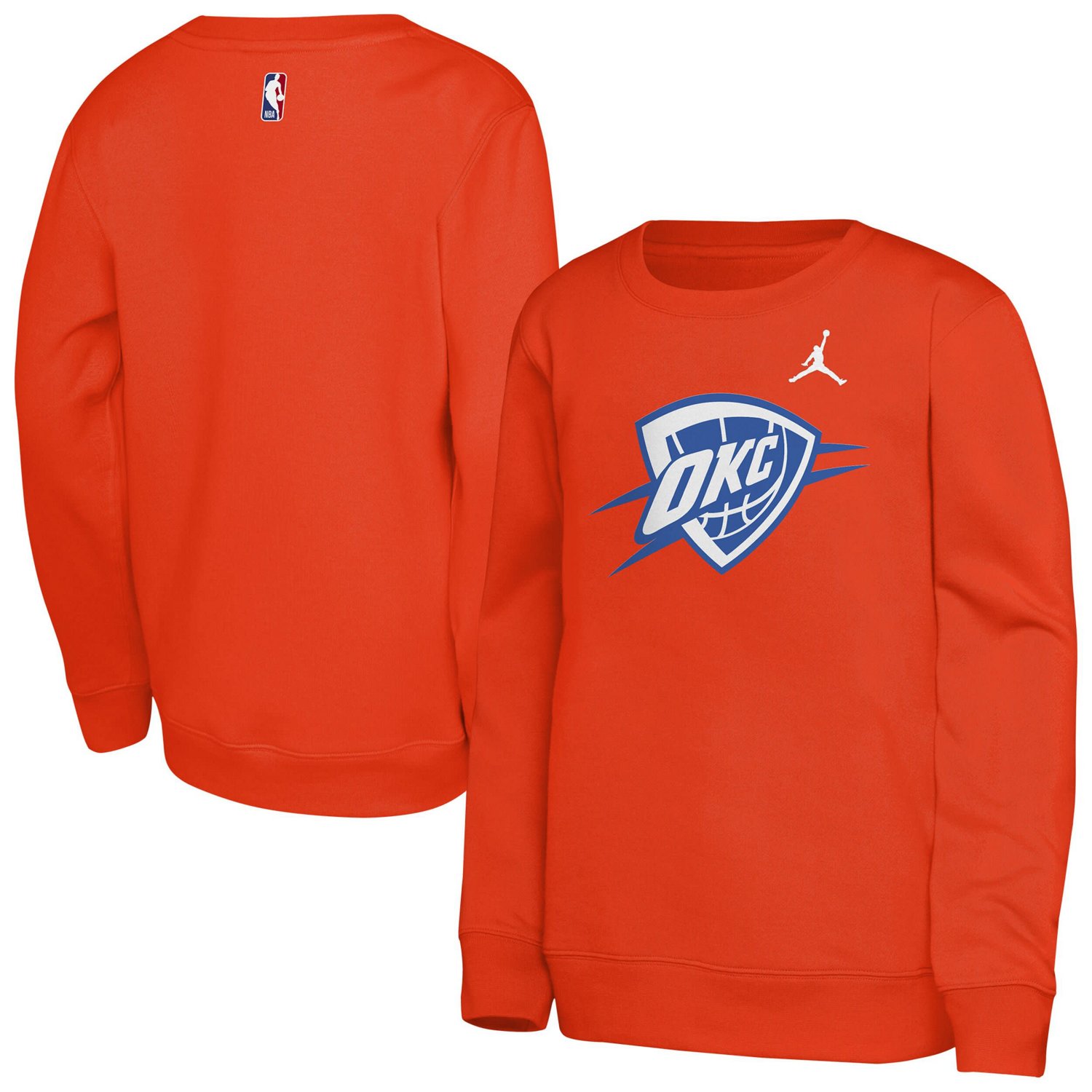 Youth Jordan Brand Oklahoma City Thunder Courtside Statement Edition Sweatshirt