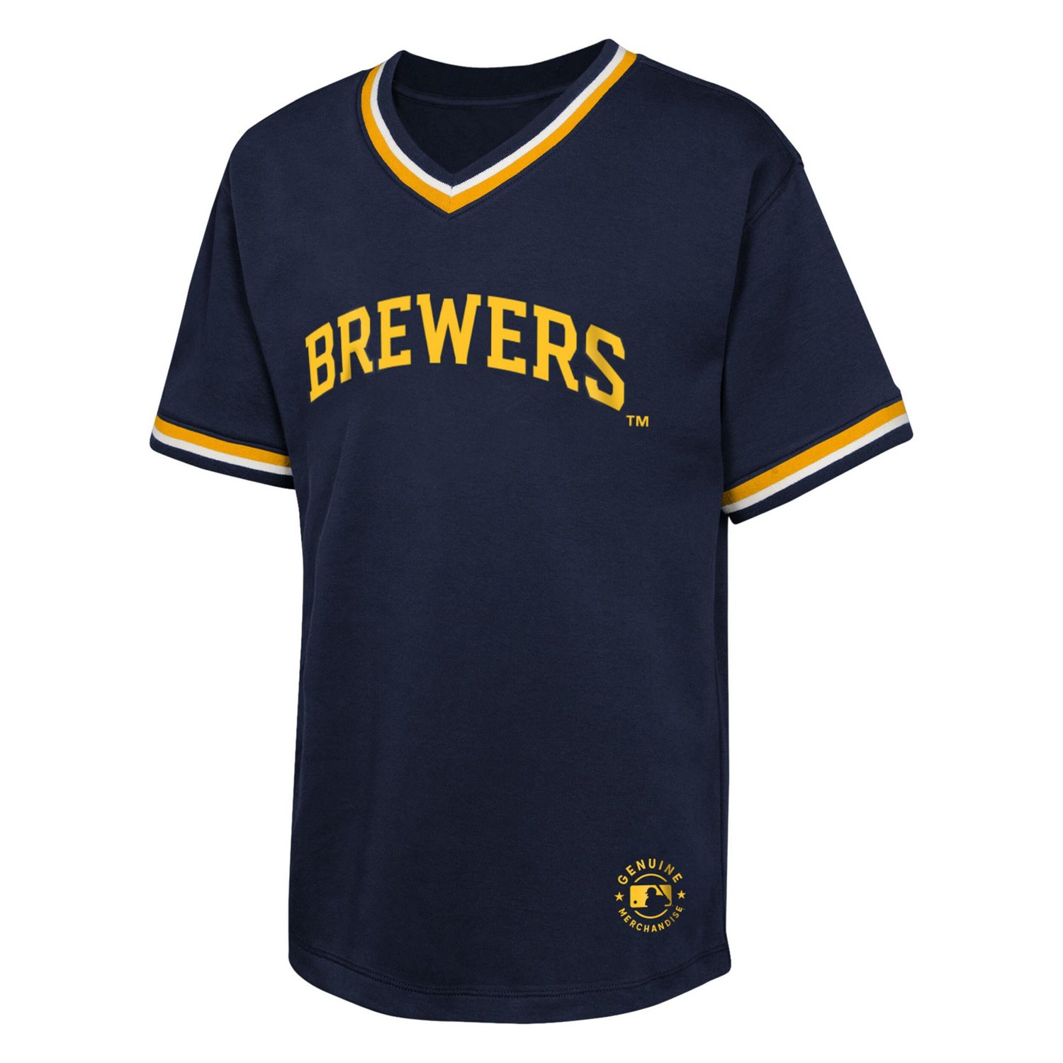 Youth Milwaukee Brewers Relief Pitcher V-Neck T-Shirt - view number 2