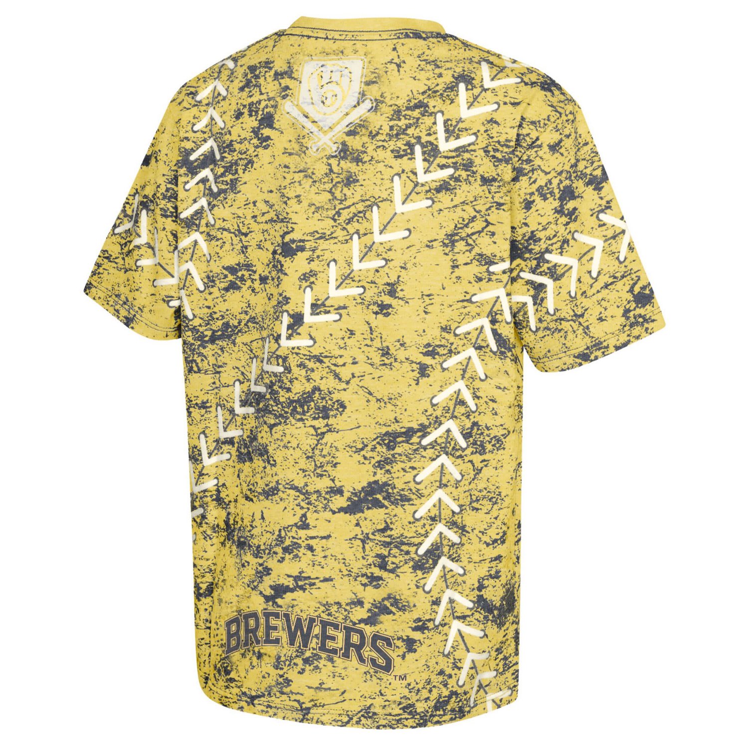 Youth Milwaukee Brewers Slide Score Bold T-Shirt - view number 3