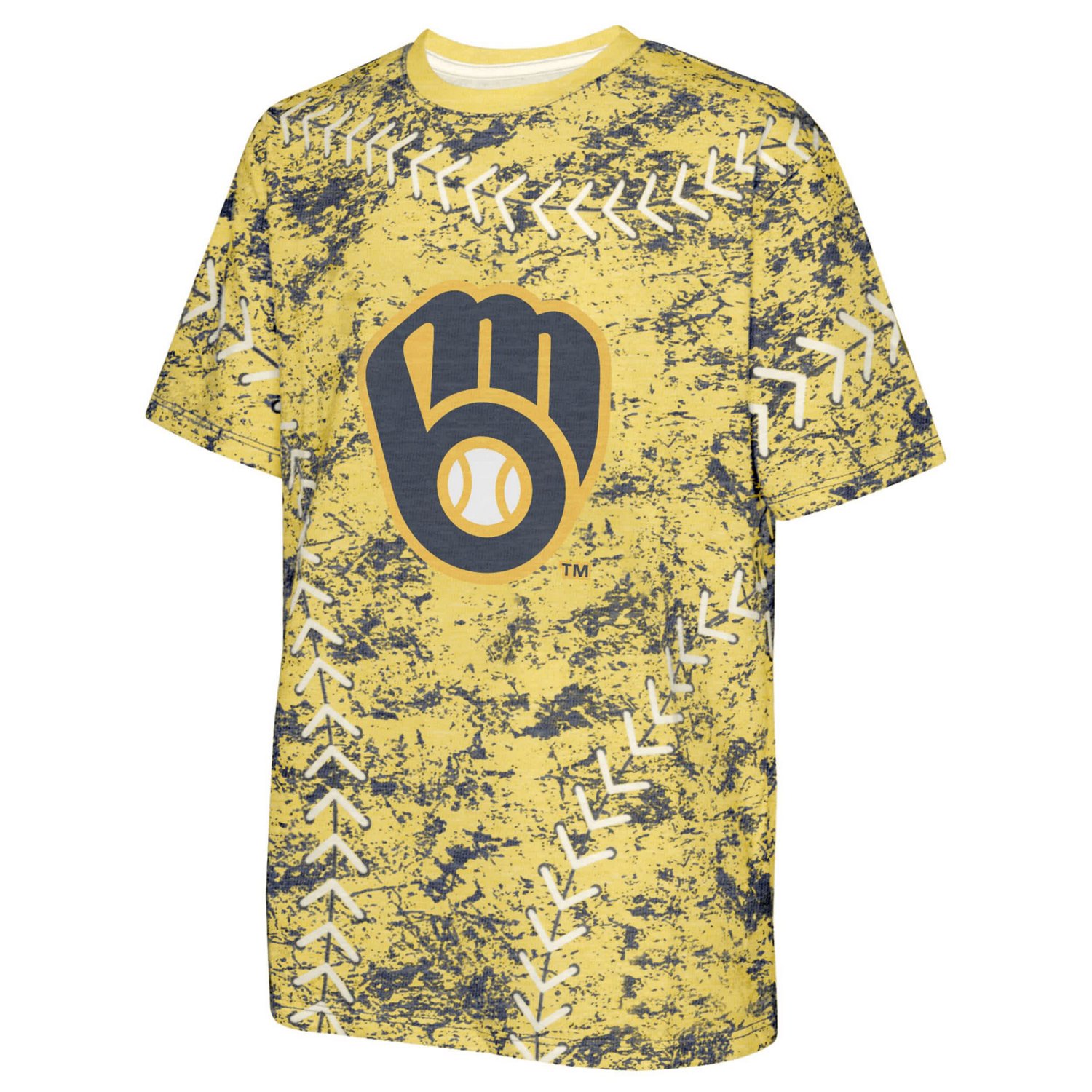 Youth Milwaukee Brewers Slide Score Bold T-Shirt - view number 2