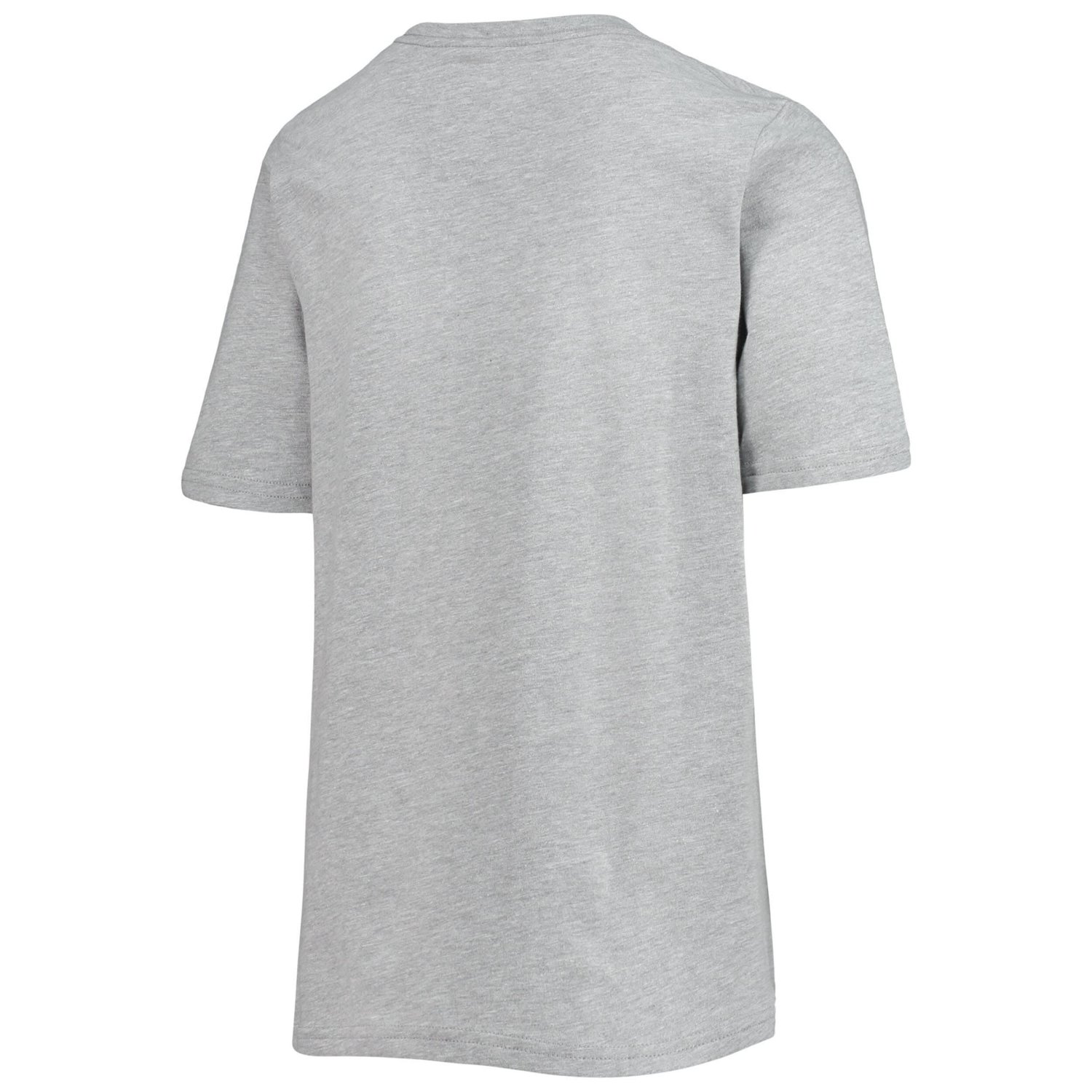Youth Mitchell  Ness Alonzo Mourning Heathered Gray Miami Heat Hardwood Classics King of the Court Player T-Shirt - view number 3