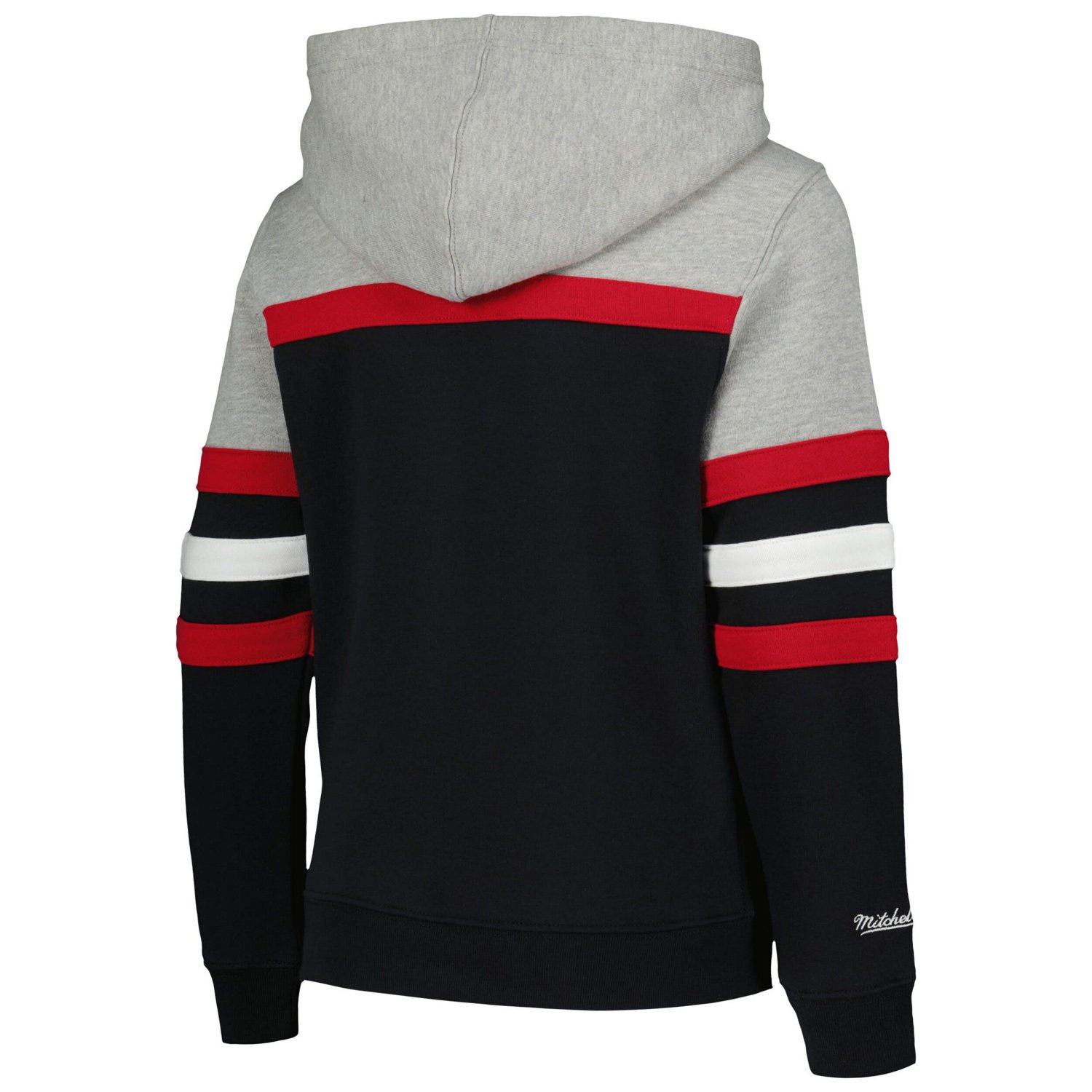 Youth Mitchell  Ness Chicago hawks Head Coach Pullover Hoodie - view number 3