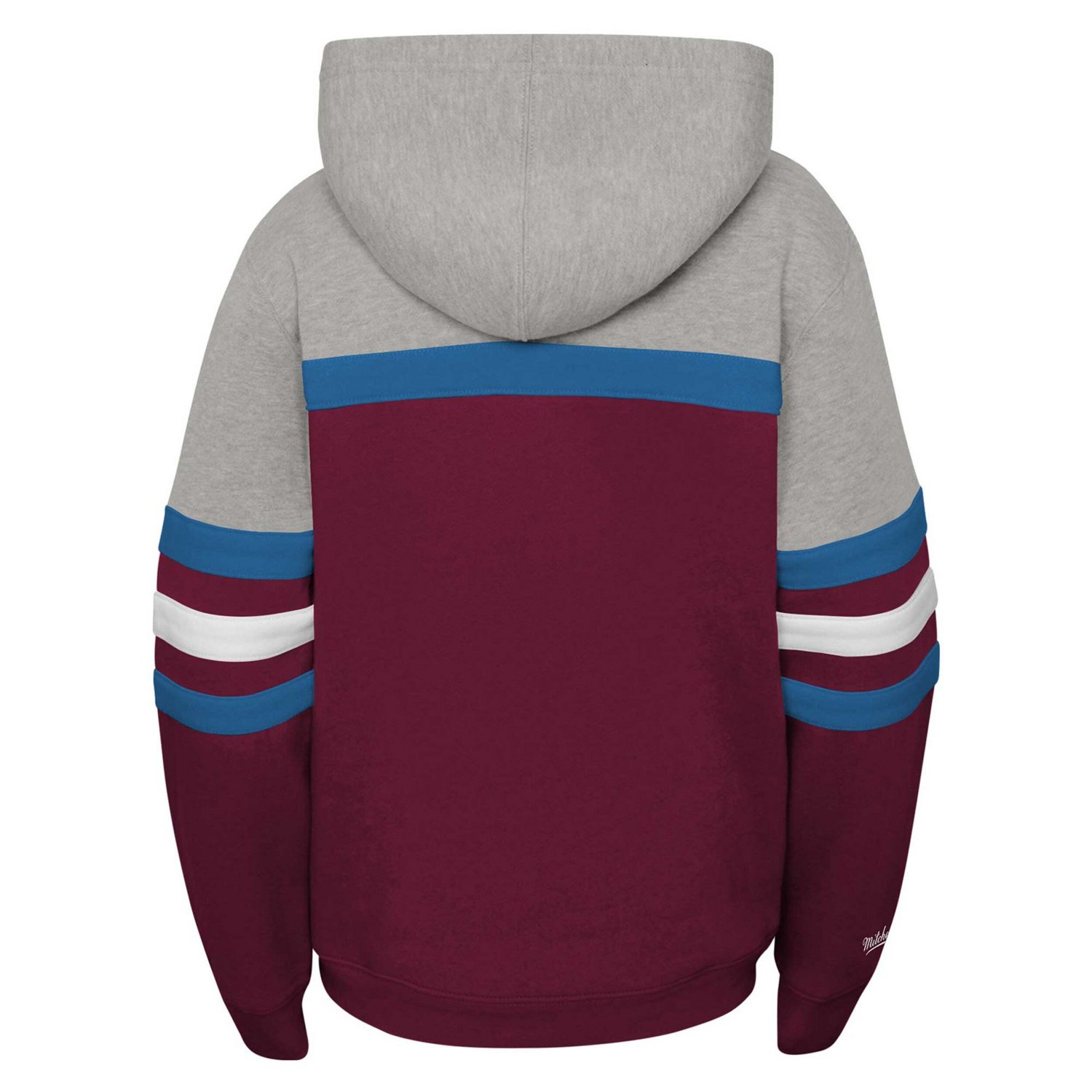Youth Mitchell  Ness Colorado Avalanche Head Coach Pullover Hoodie                                                               - view number 3