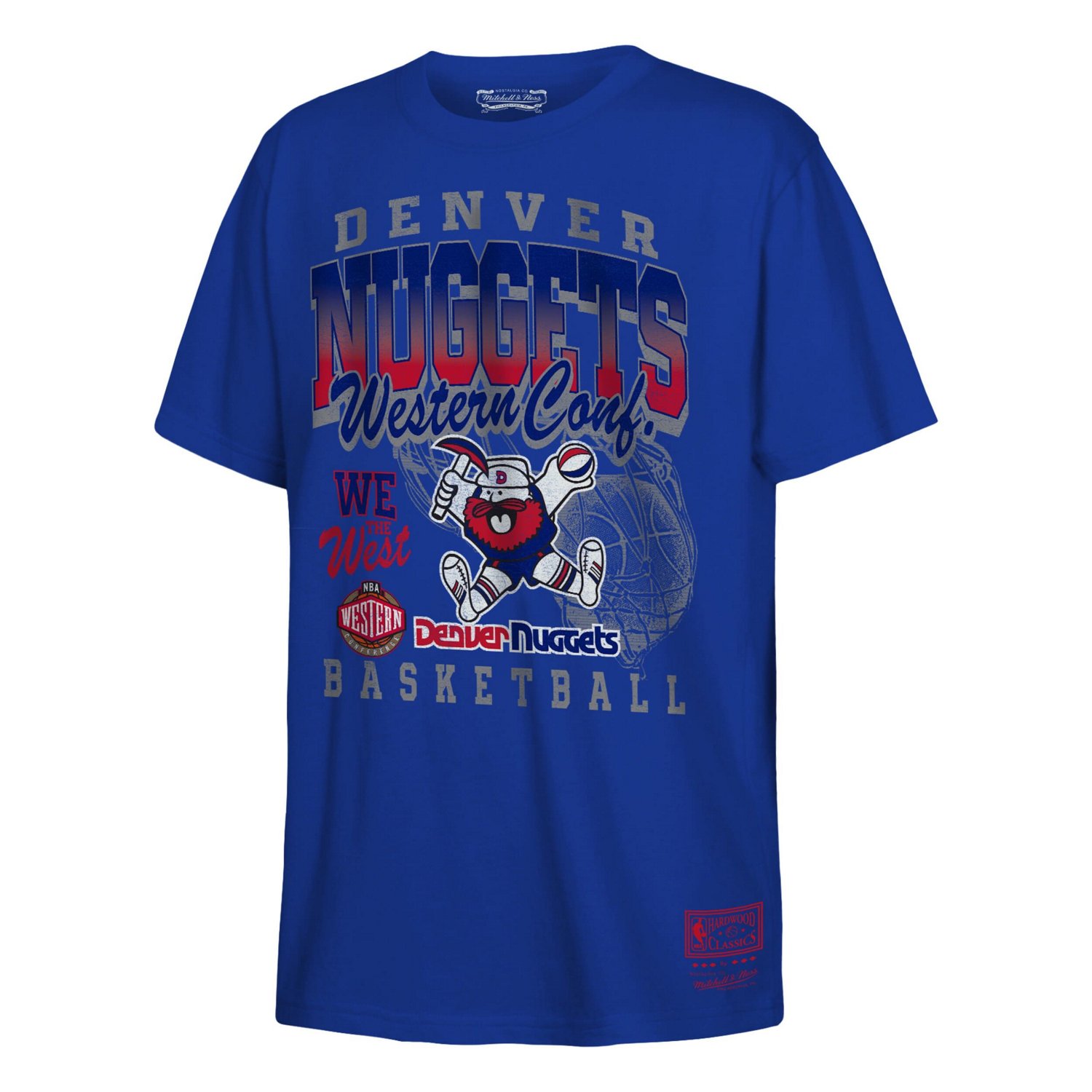 Youth Mitchell  Ness Denver Nuggets 2025 NBA Playoffs Retro Monumental T-Shirt - view number 2