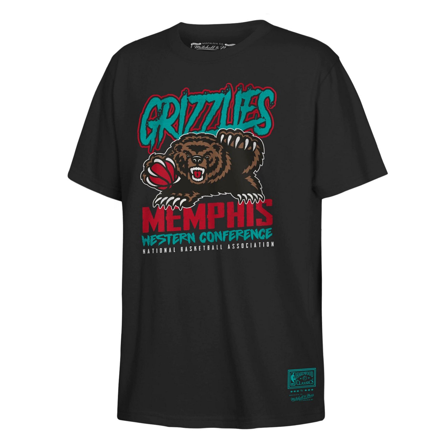 Youth Mitchell  Ness Memphis Grizzlies Retro Mascot Script T-Shirt - view number 1
