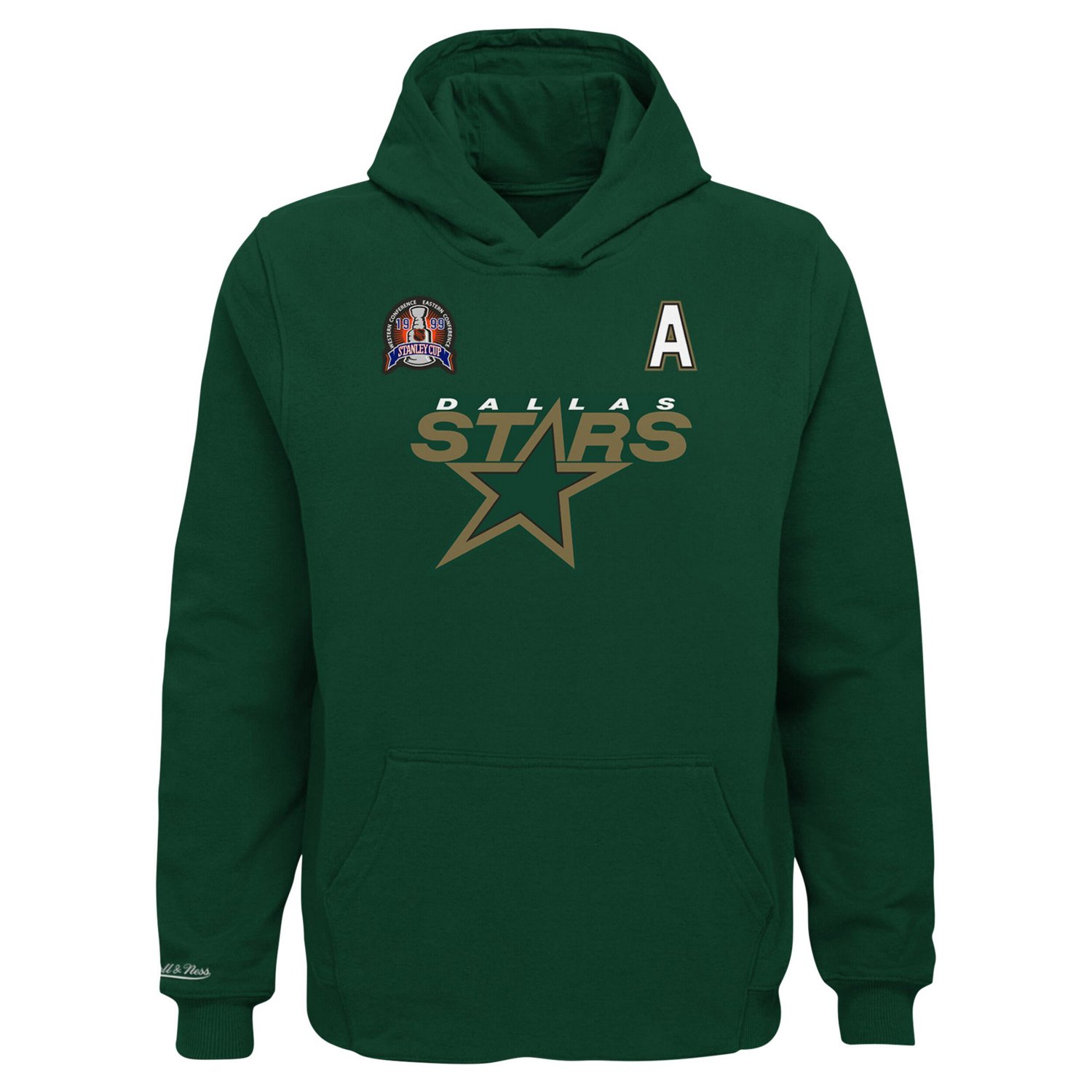 Youth Mitchell  Ness Mike Modano Kelly Dallas Stars Name  Number Pullover Hoodie                                                 - view number 2
