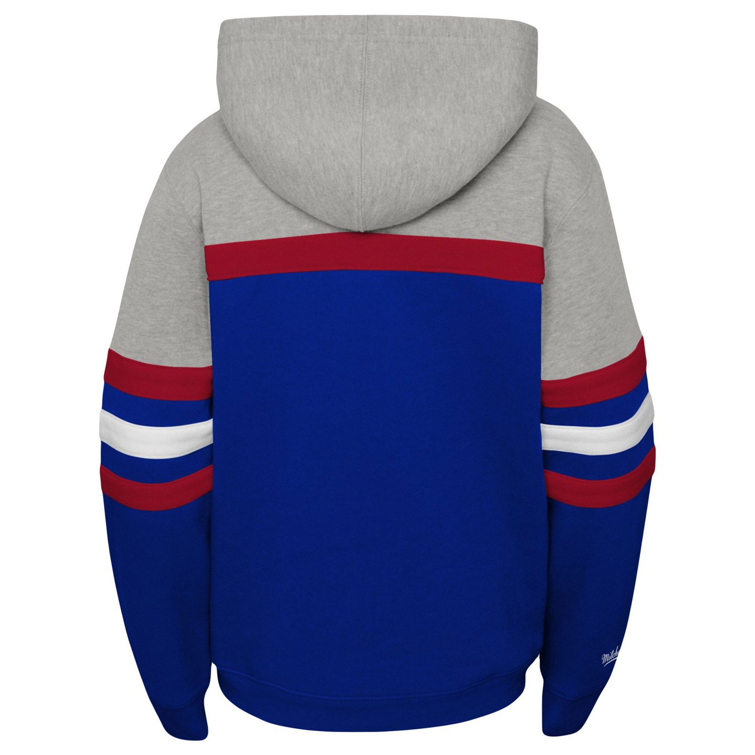 Youth Mitchell  Ness New York Rangers Head Coach Pullover Hoodie - view number 3