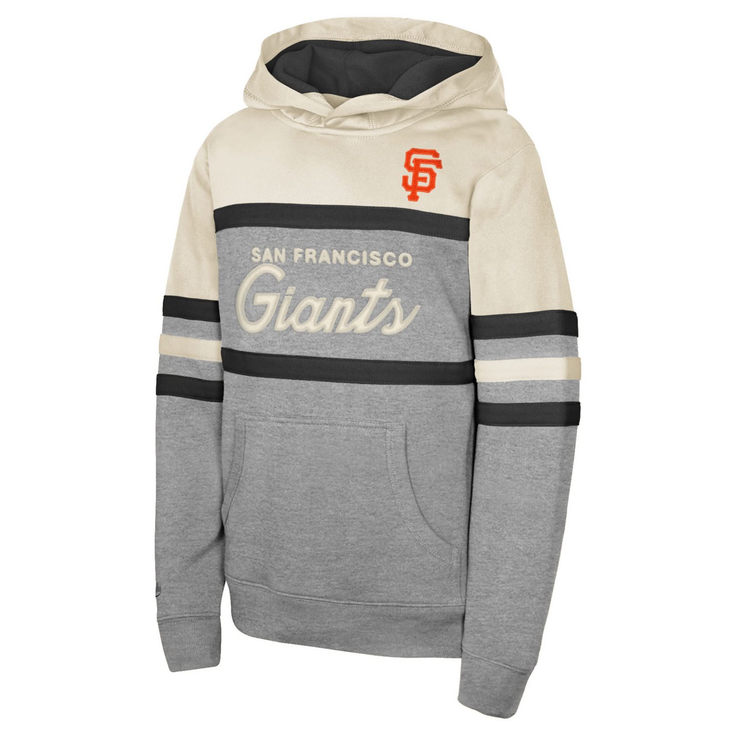 Youth Mitchell  Ness San Francisco Giants Head Coach Pullover Hoodie