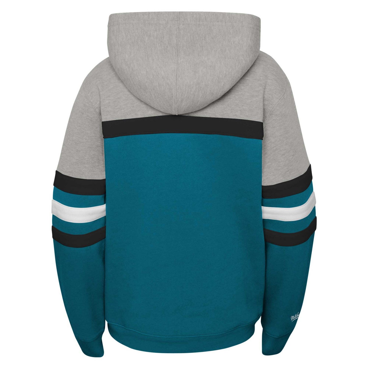 Youth Mitchell  Ness San Jose Sharks Head Coach Pullover Hoodie                                                                  - view number 3