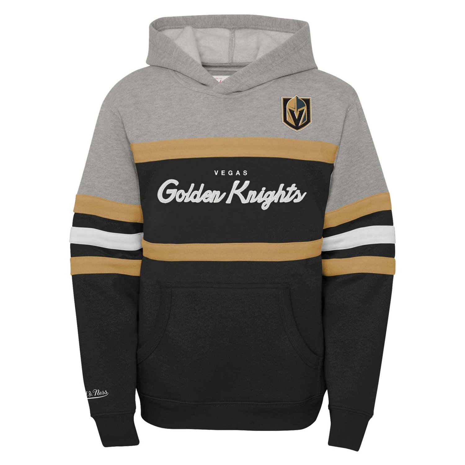 Youth Mitchell  Ness Vegas Golden Knights Head Coach Pullover Hoodie                                                             - view number 2
