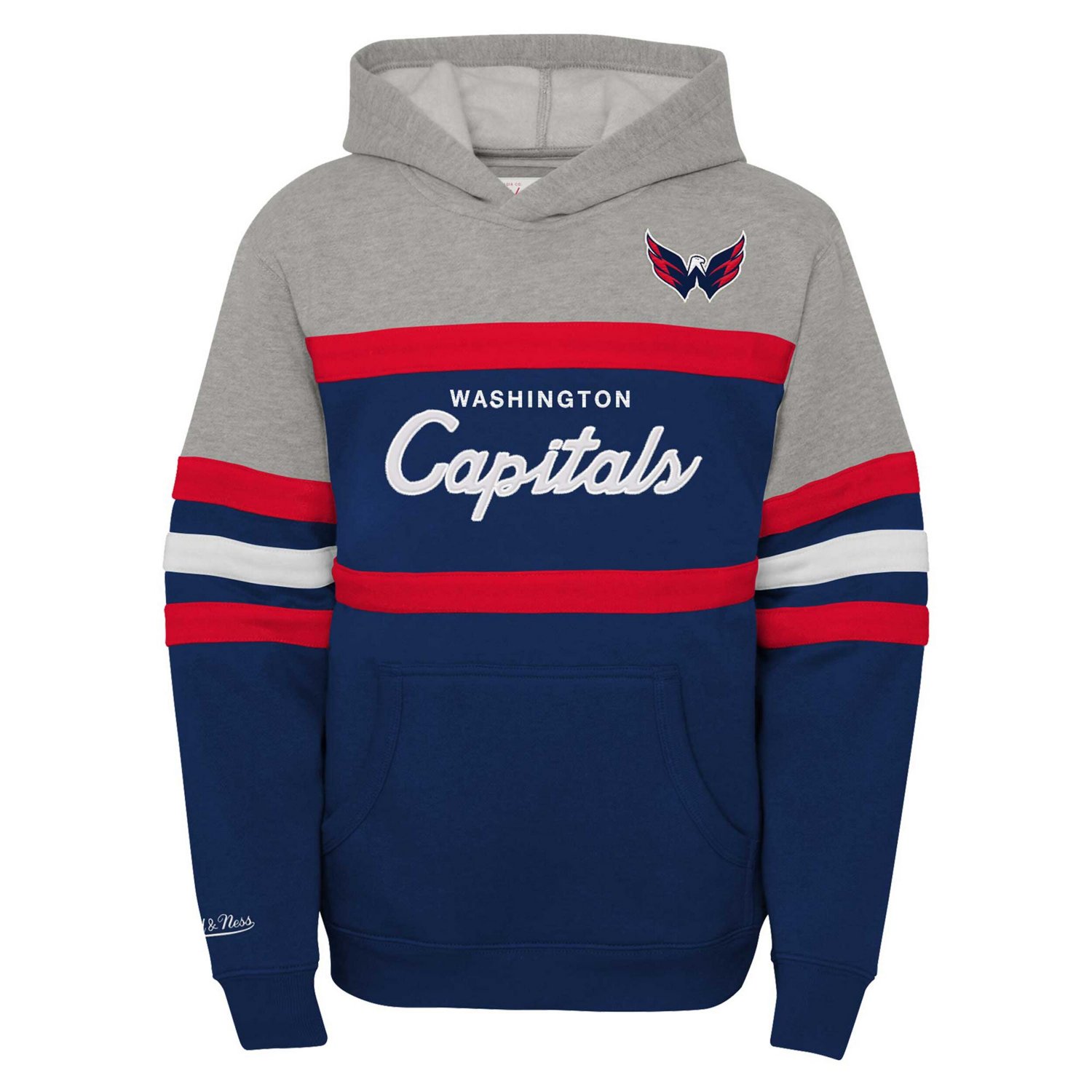 Youth Mitchell  Ness Washington Capitals Head Coach Pullover Hoodie - view number 2