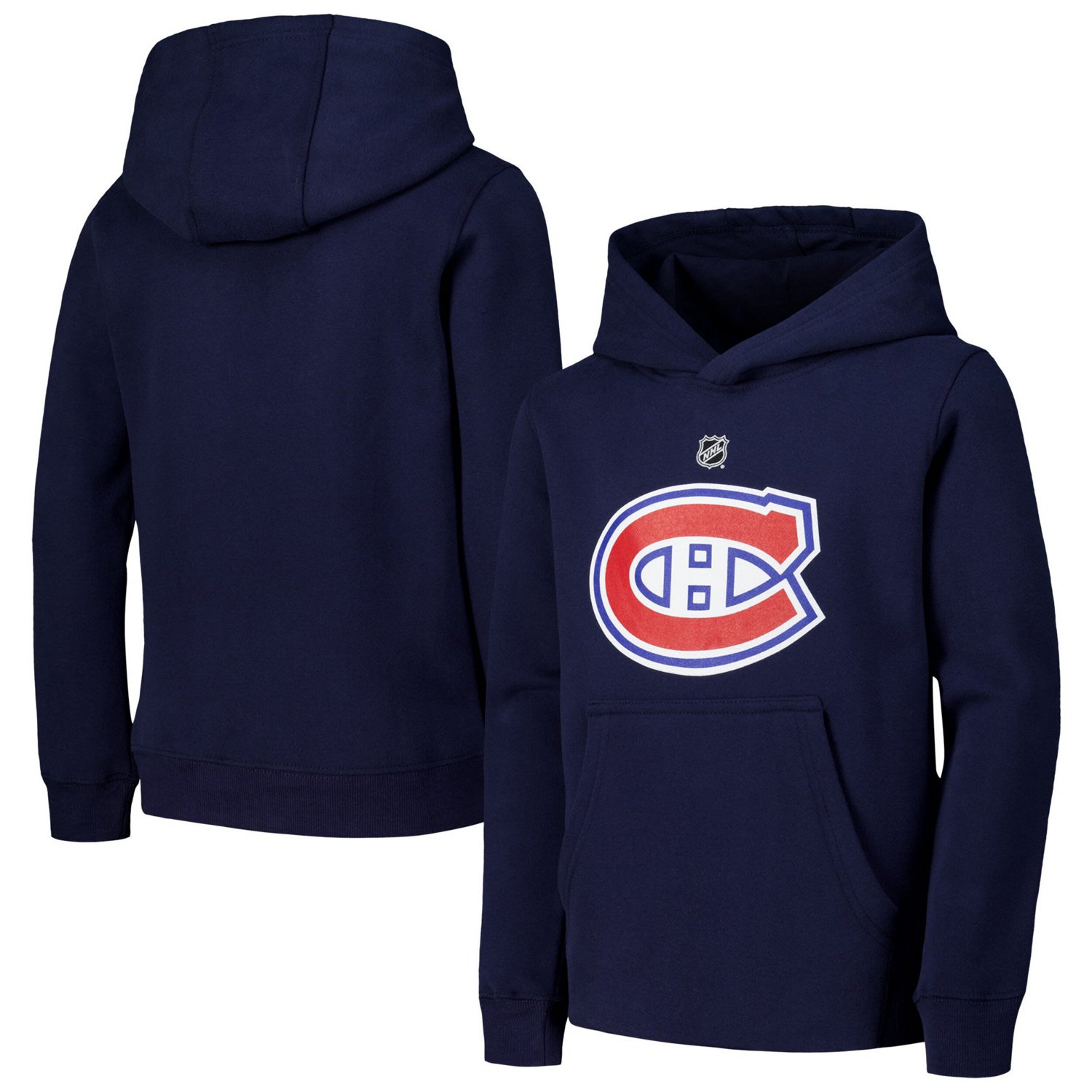 Youth Montreal Canadiens Primary Logo Pullover Hoodie