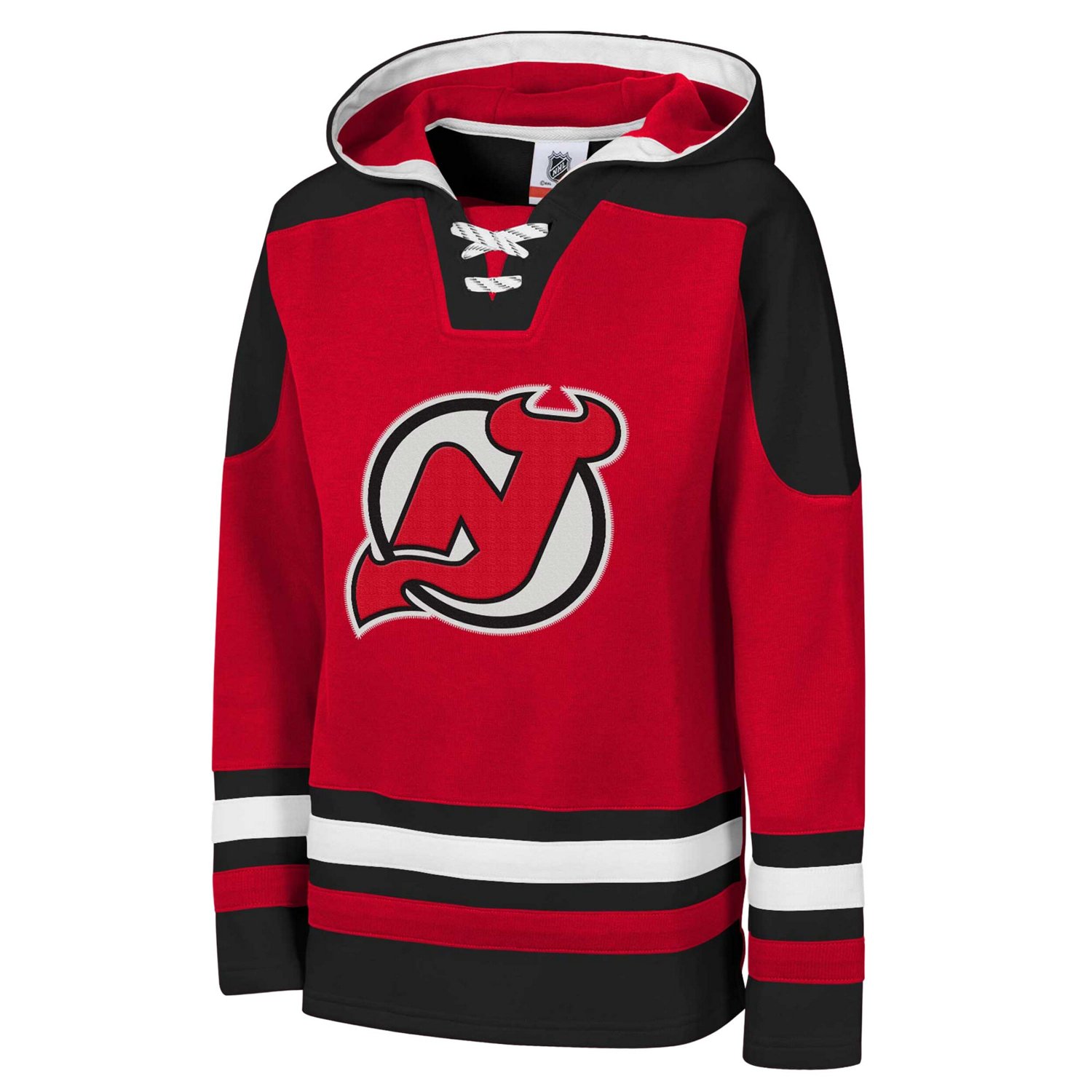 Youth New Jersey Devils Ageless Must Have Home V-Neck Pullover Hoodie - view number 2