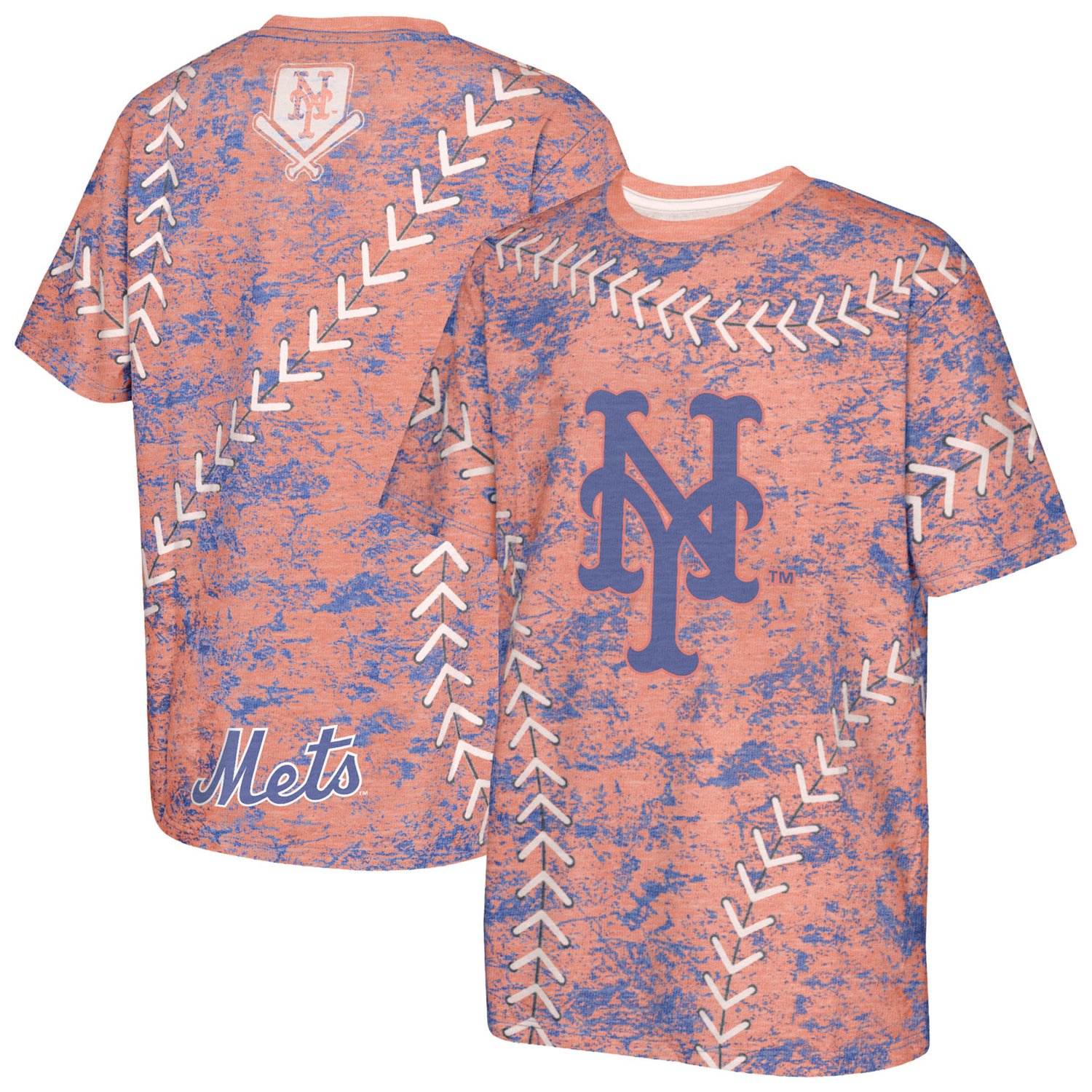Youth New York Mets Slide Score Bold T-Shirt - view number 1
