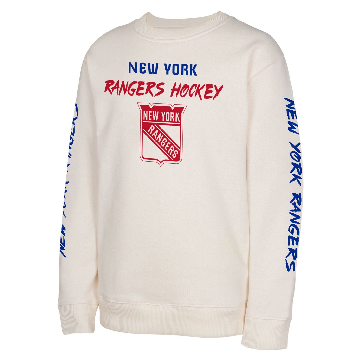 Youth New York Rangers Star Power Pullover Sweatshirt - view number 2