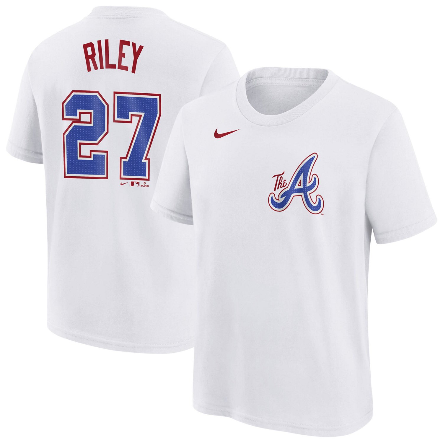 Youth Nike Austin Riley Atlanta Braves Fuse City Connect Name  Number T-Shirt - view number 1