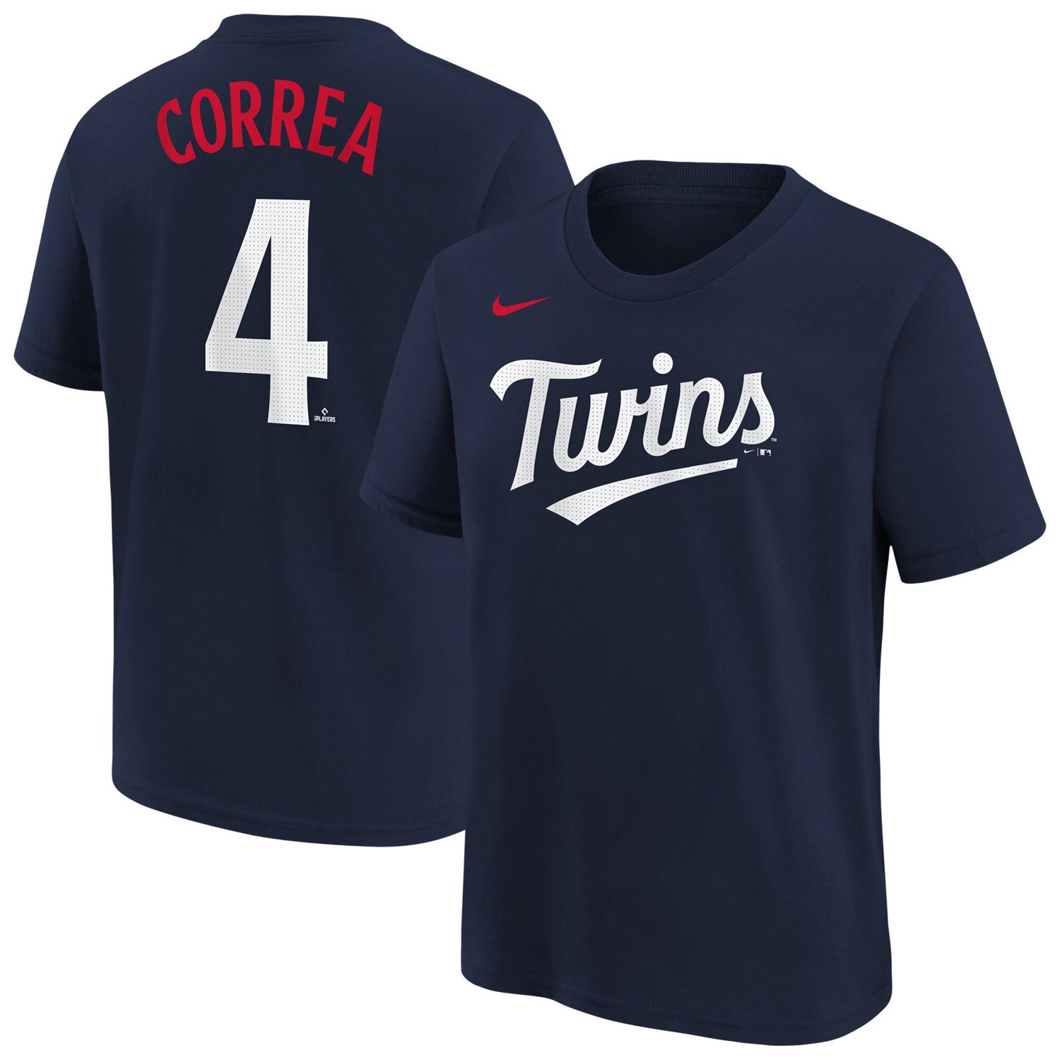 Youth Nike Carlos Correa Minnesota Twins Player Name  Number T-Shirt