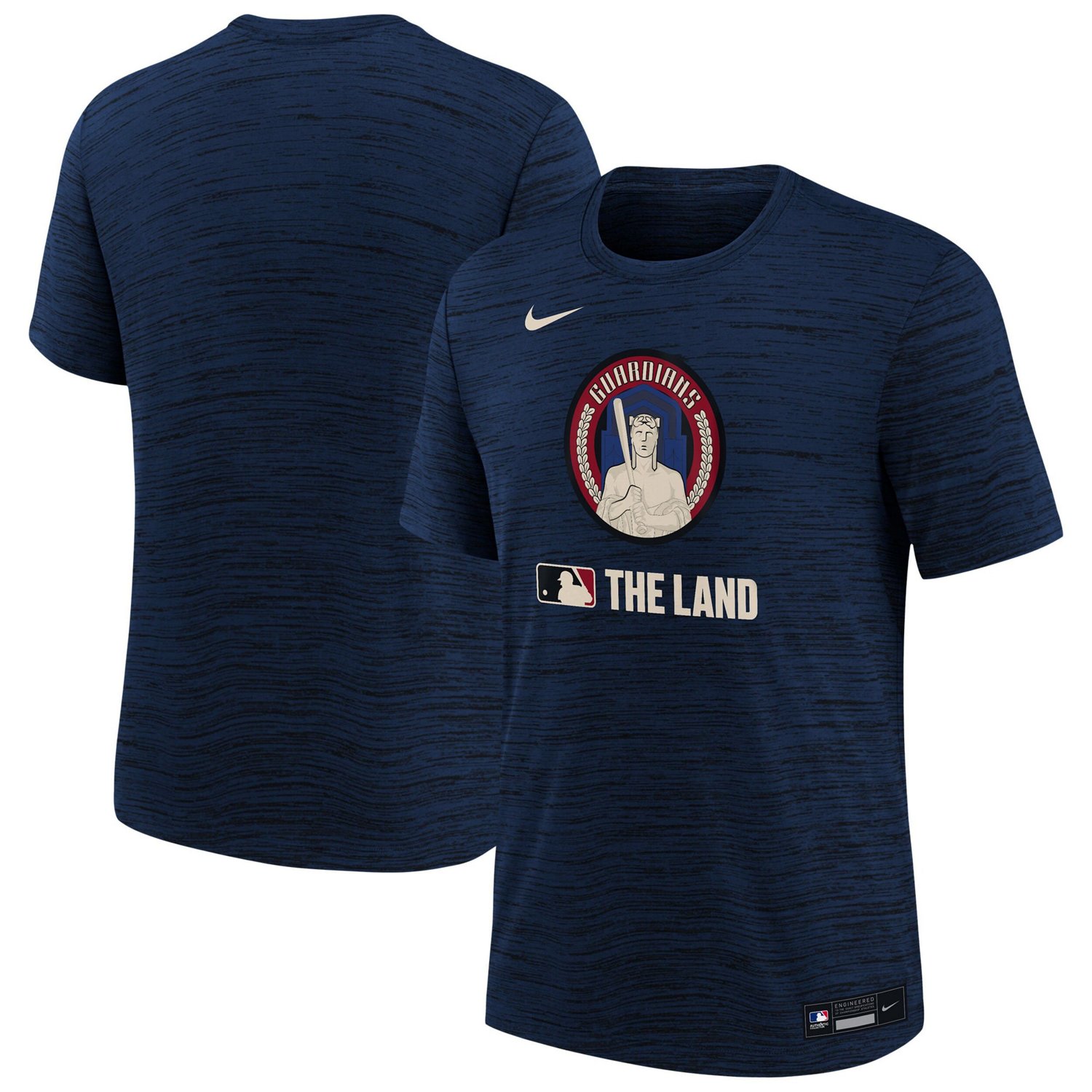 Youth Nike Cleveland Guardians Authentic Collection City Connect Velocity Performance T-Shirt - view number 1