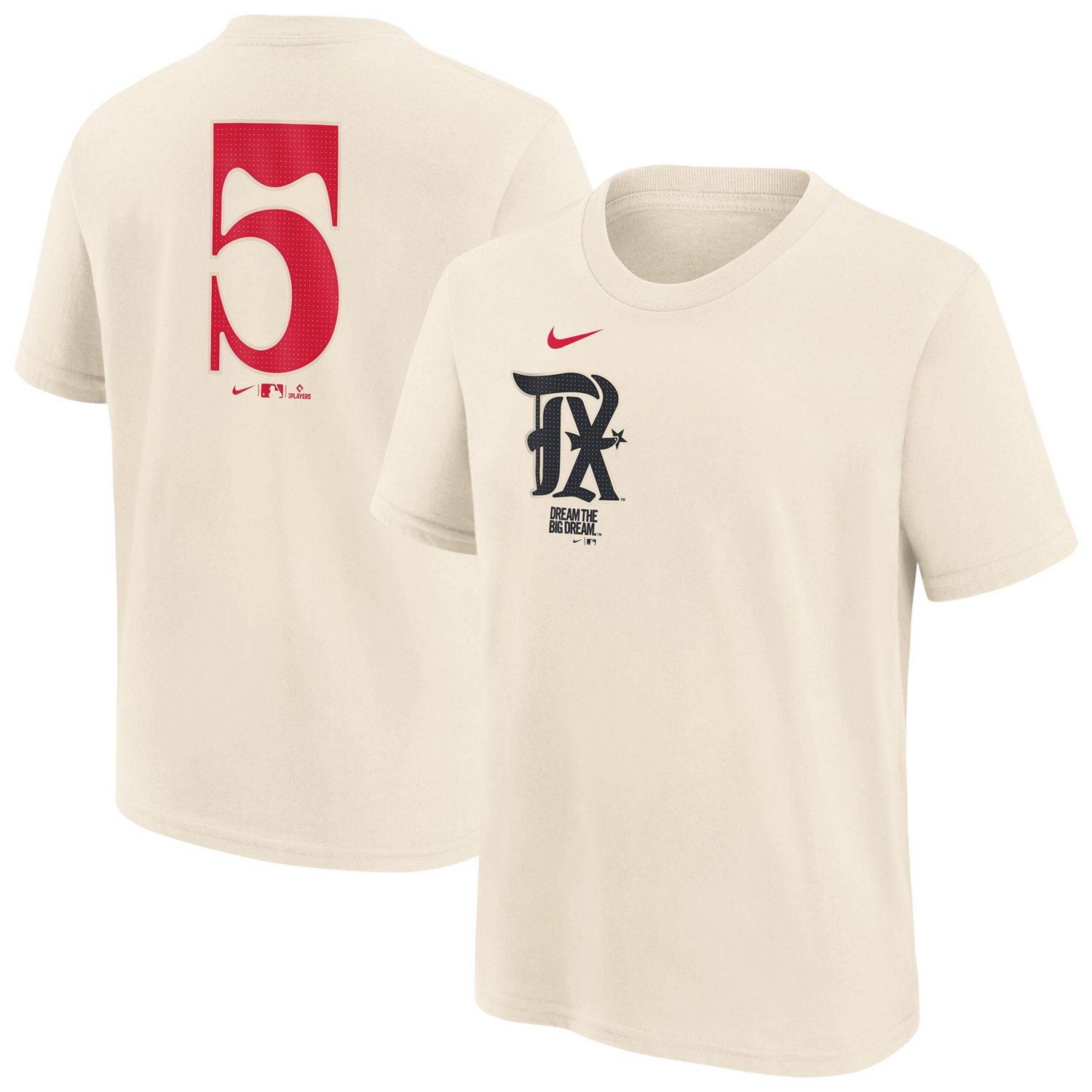 Youth Nike Corey Seager Texas Rangers Fuse City Connect Name