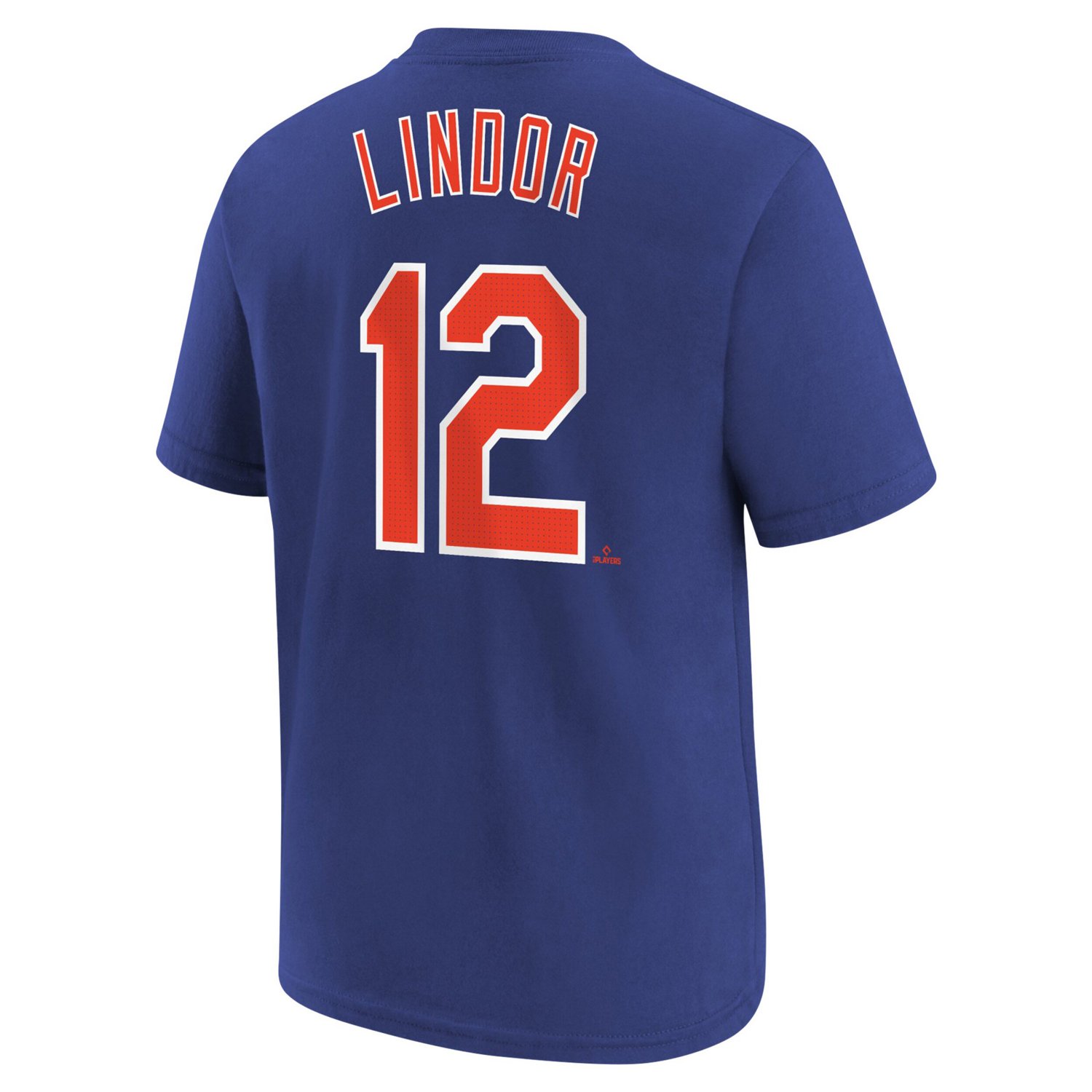 Youth Nike Francisco Lindor New York Mets Home Player Name  Number T-Shirt - view number 3