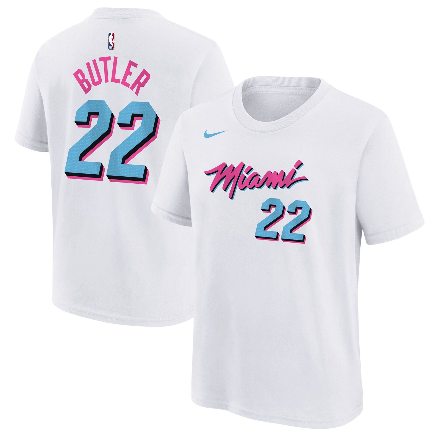 Youth Nike Jimmy Butler Miami Heat 2024 25 City Edition Name  Number T-Shirt