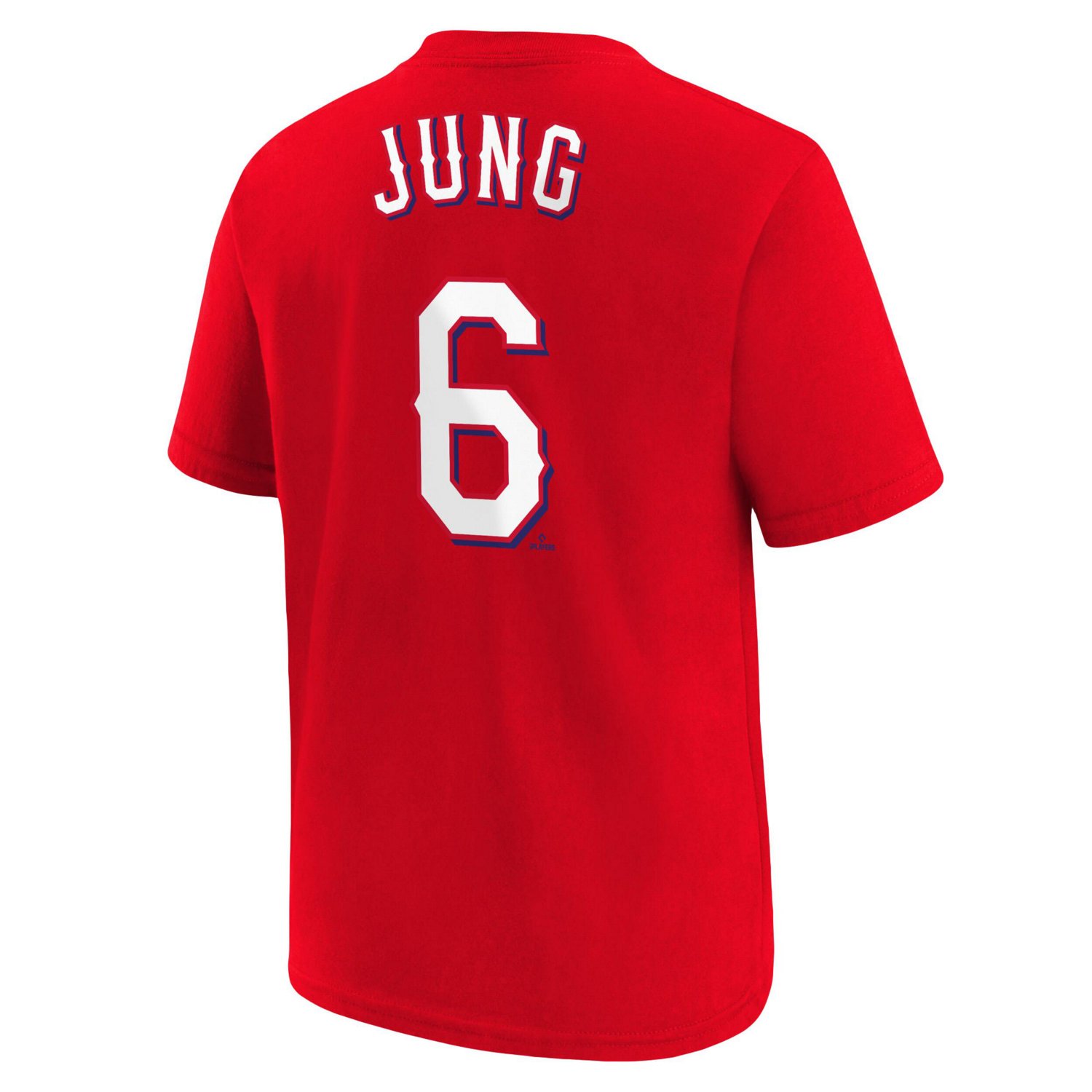 Youth Nike Josh Jung Texas Rangers Name  Number T-Shirt