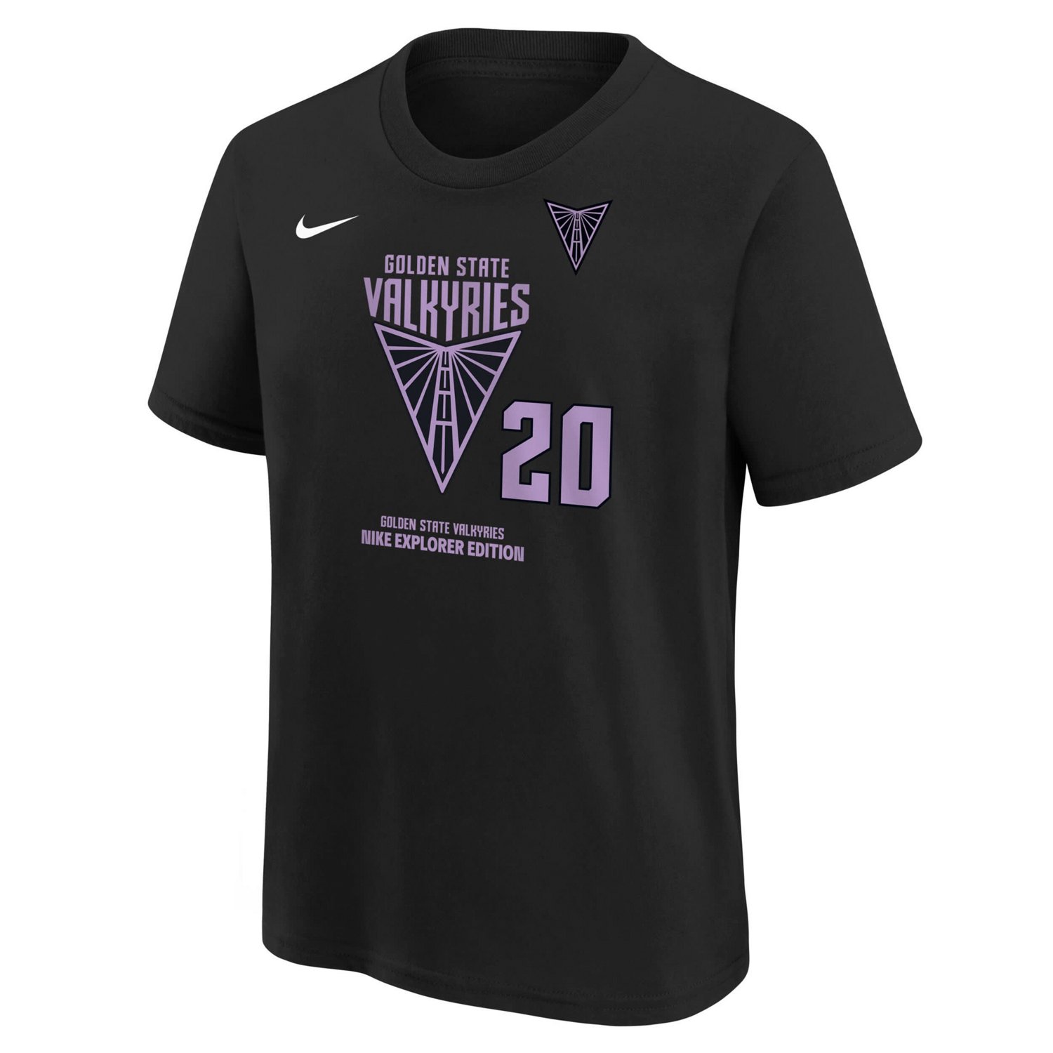 Youth Nike Kate Martin Eclipse Golden State Valkyries Explorer Edition Name  Number T-Shirt - view number 2