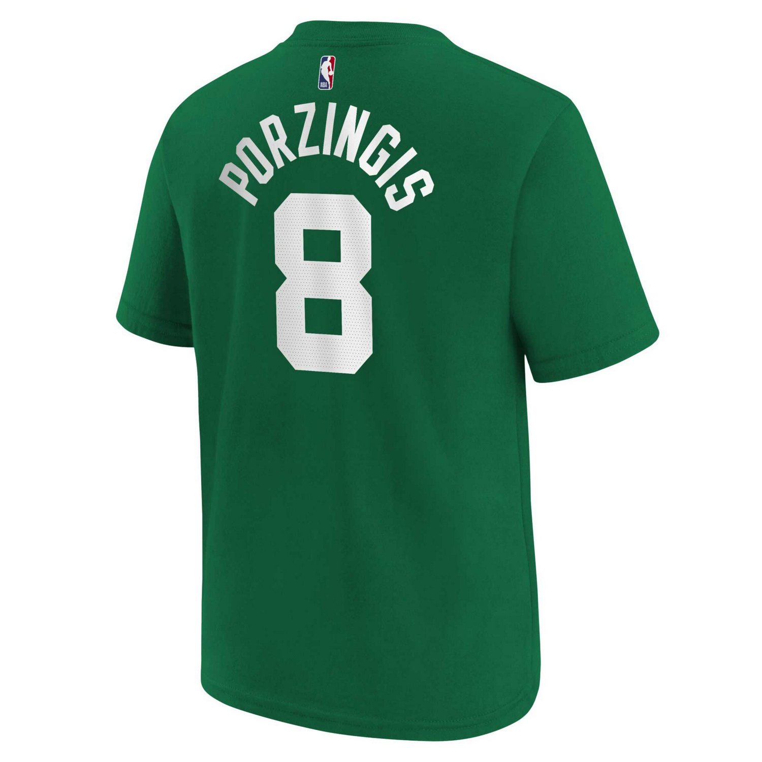 Youth Nike Kristaps Porzingis Kelly Boston Celtics Icon Name  Number T-Shirt - view number 3