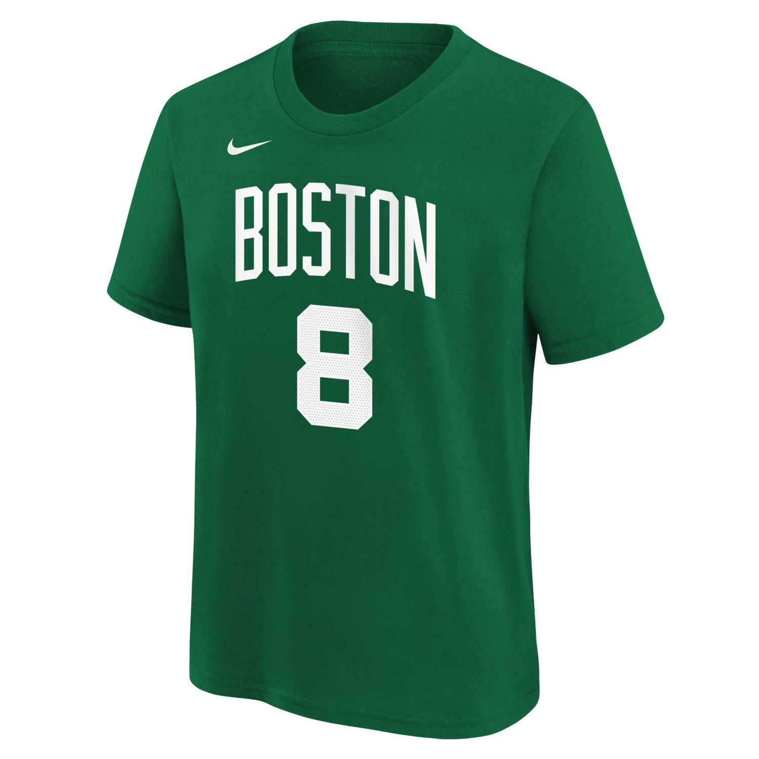 Youth Nike Kristaps Porzingis Kelly Boston Celtics Icon Name  Number T-Shirt - view number 2