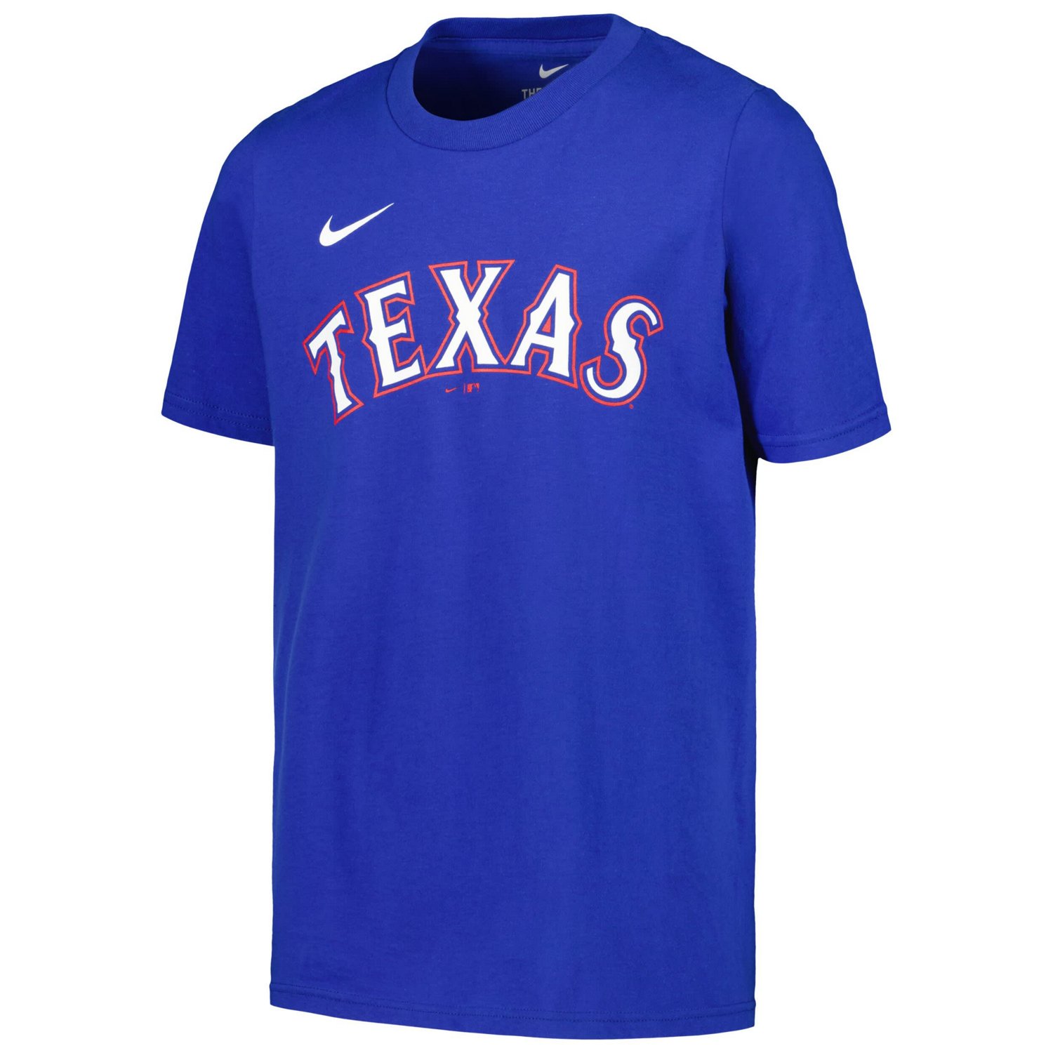 Youth Nike Leody Taveras Texas Rangers Name  Number T-Shirt