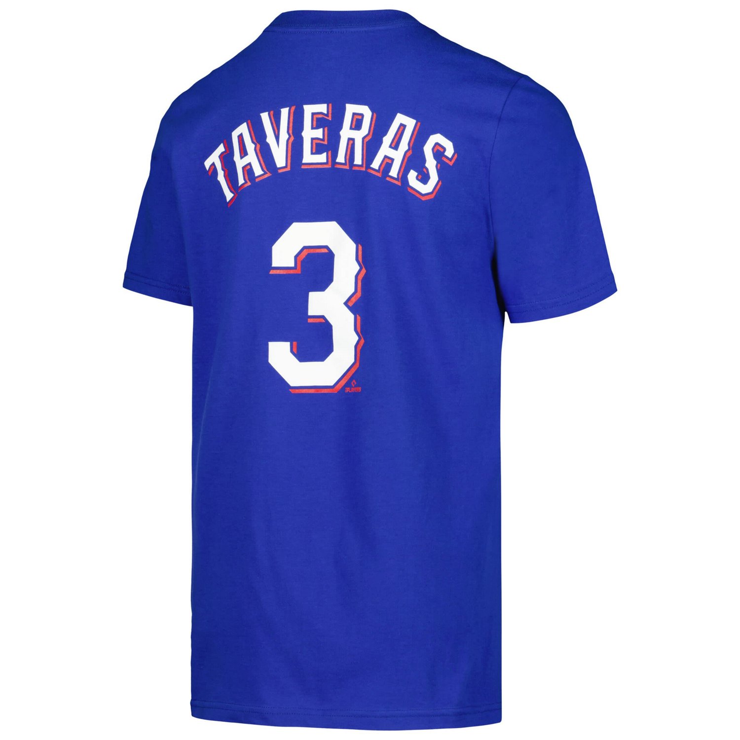 Youth Nike Leody Taveras Texas Rangers Name  Number T-Shirt - view number 3