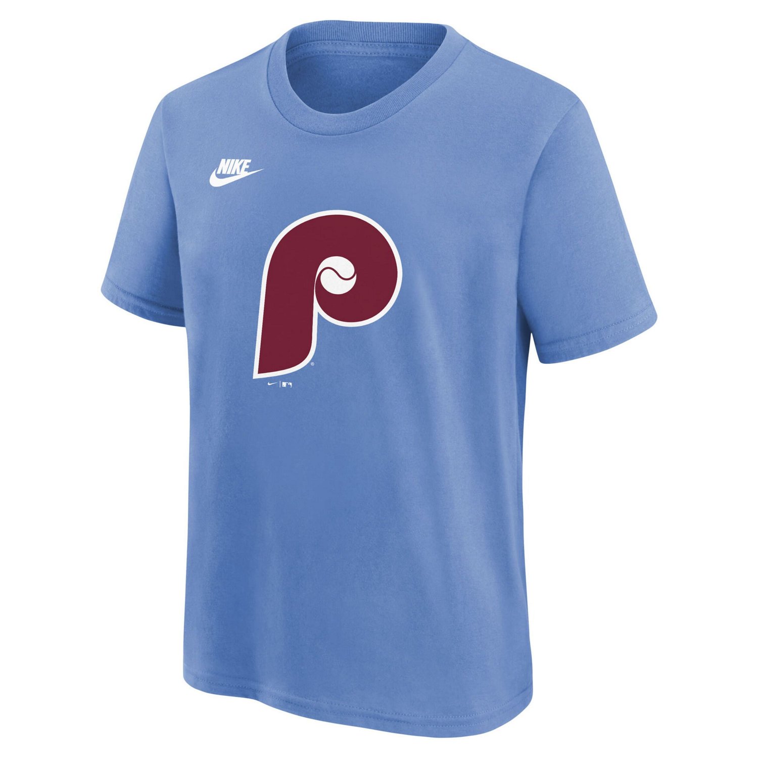 Youth Nike Light Philadelphia Phillies Cooperstown Collection Team Logo T-Shirt - view number 2