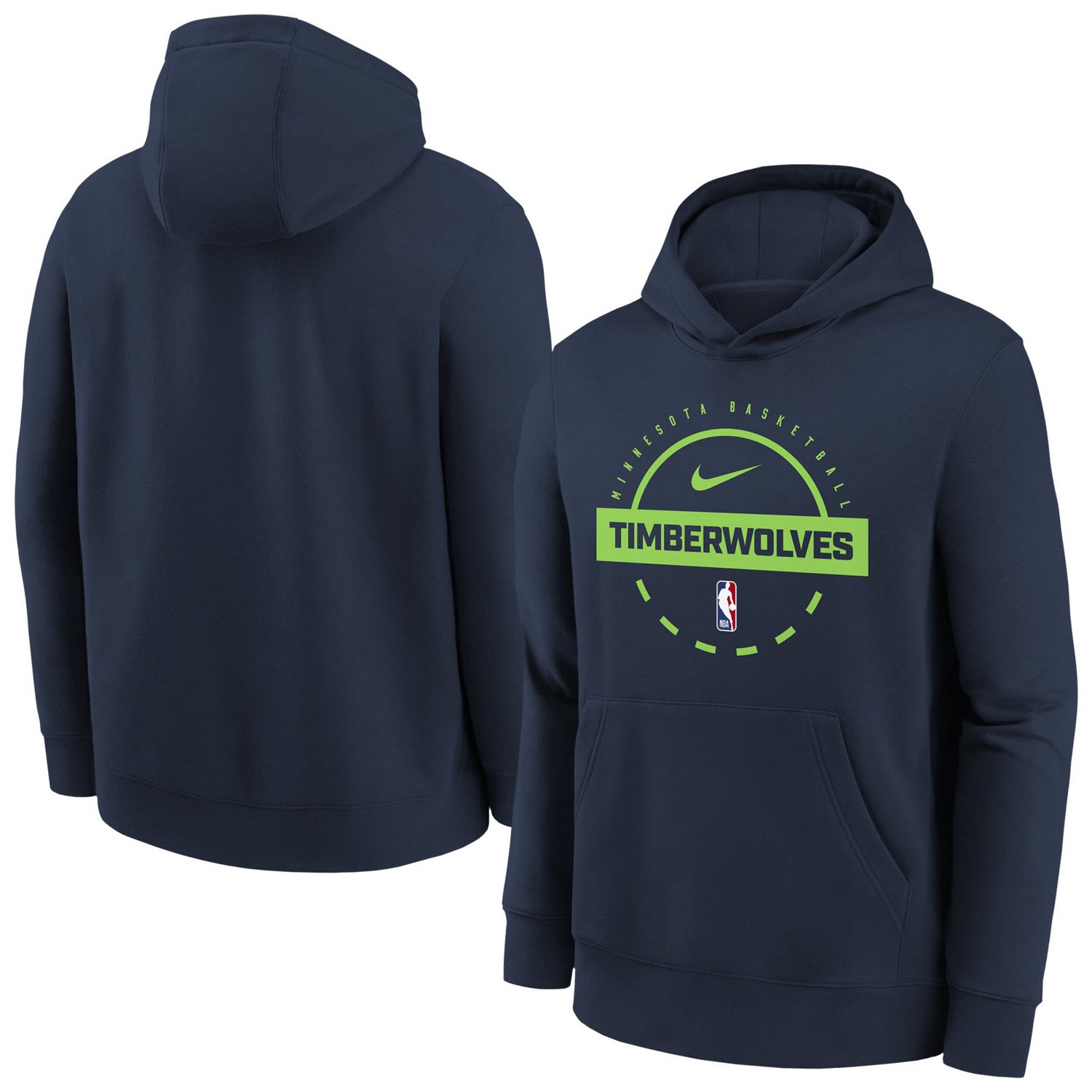 Youth Nike Minnesota Timberwolves 2025 26 Club Fleece Practice Hoodie