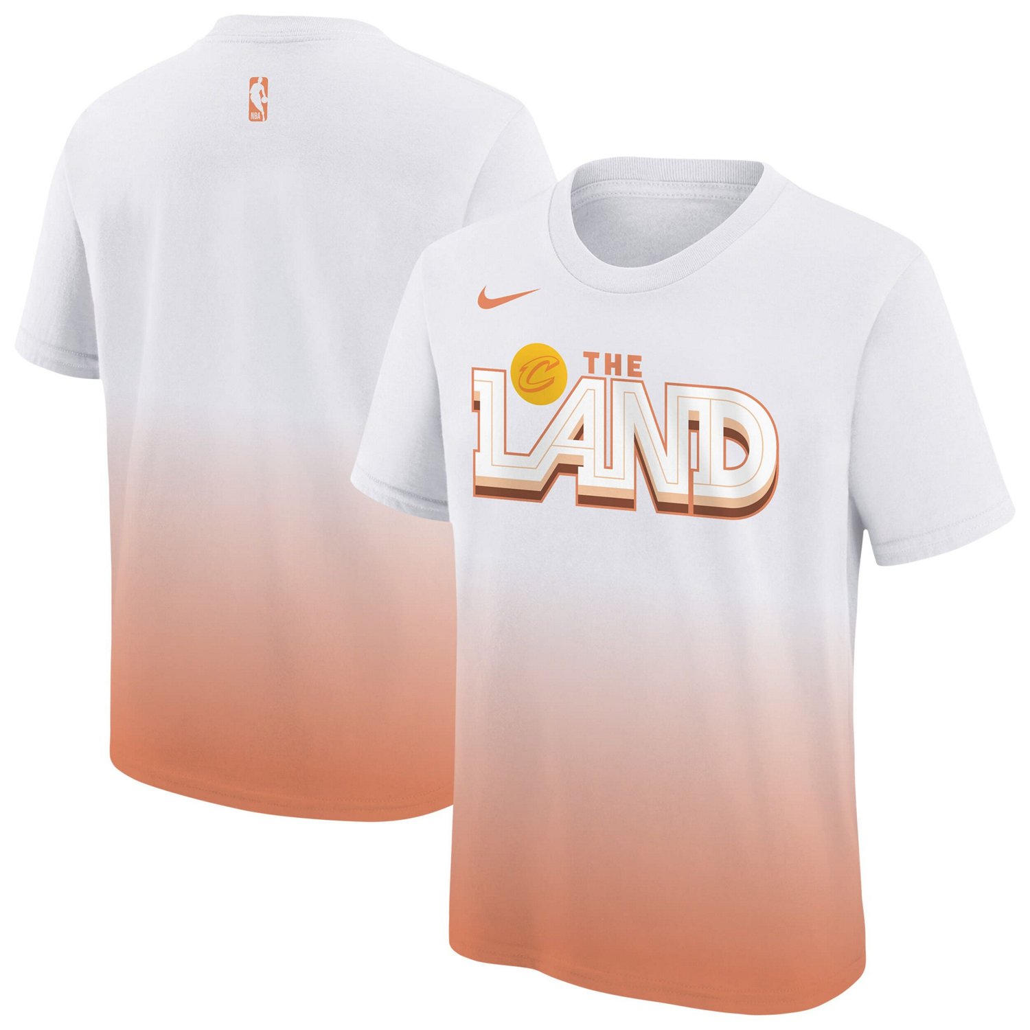 Youth Nike Orange Cleveland Cavaliers 2025 26 City Edition Max90 T-Shirt - view number 1